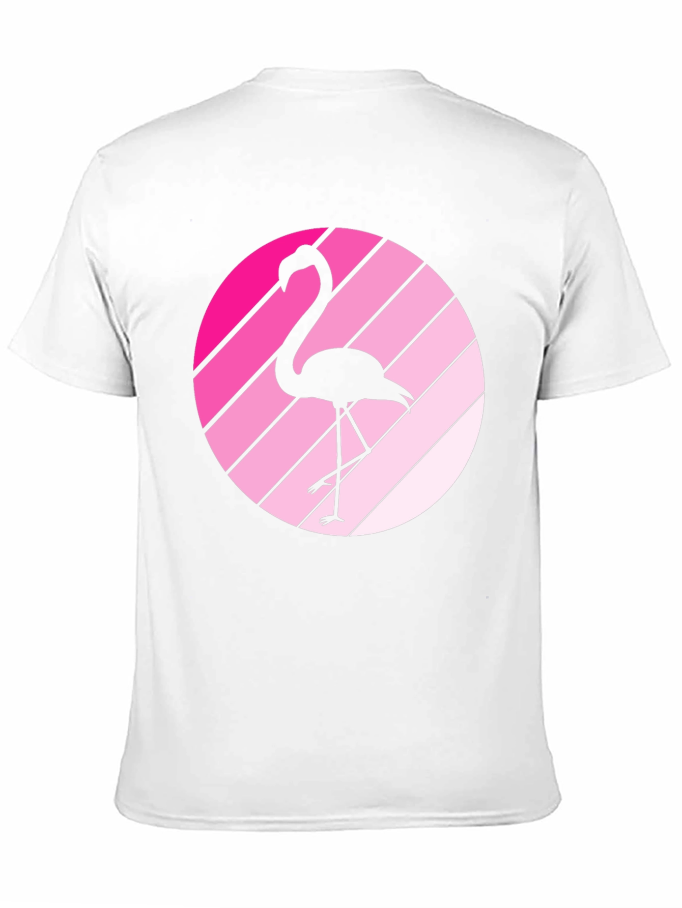 Black Flamingo Sunset Black Graphic Tee view 11