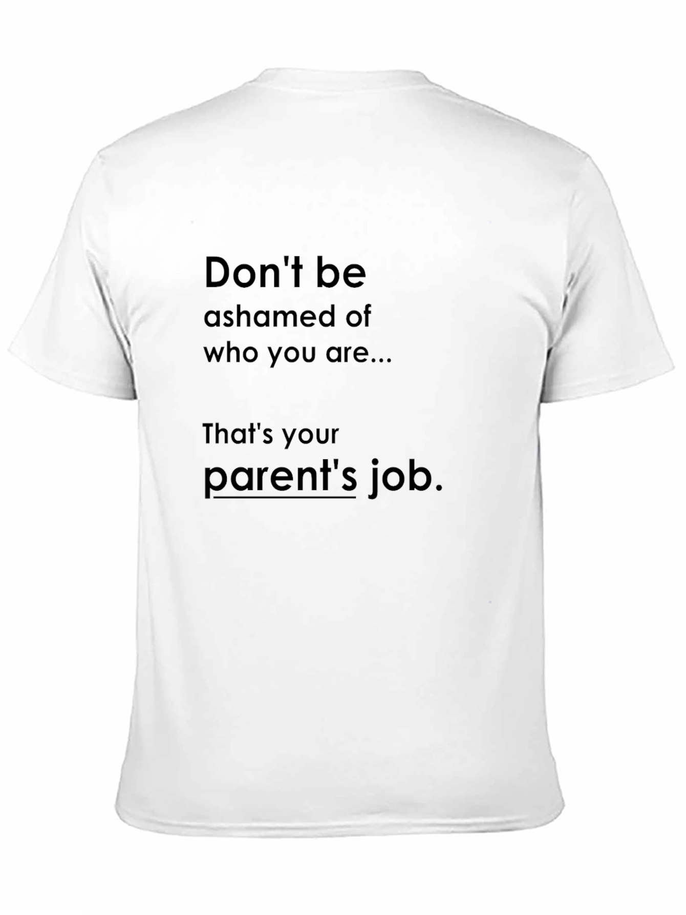 Black Don't Be Ashamed Funny Graphic Tee view 11