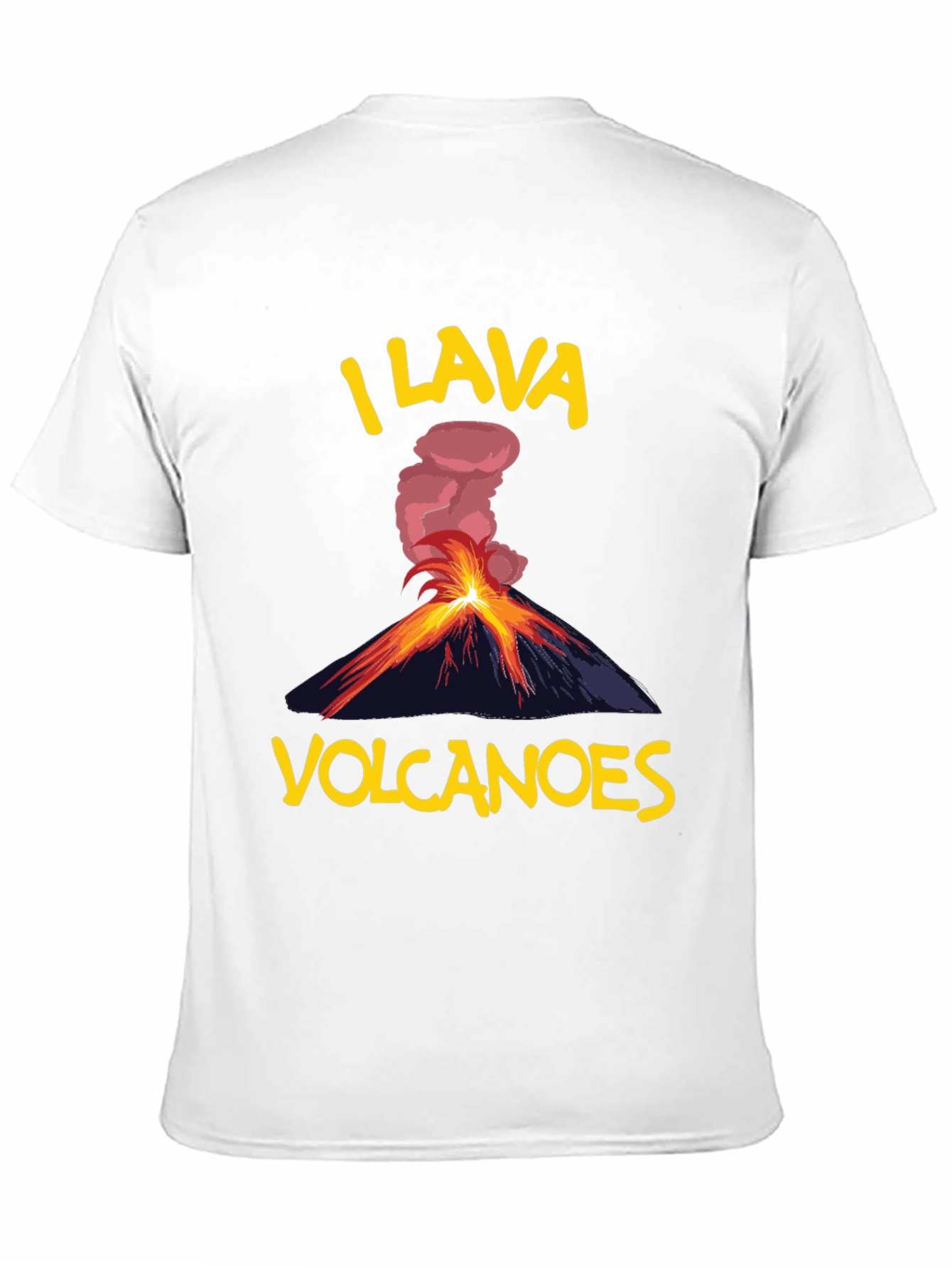 Black I Lava Volcanoes T-Shirt - Funny Volcano Lover Tee view 11