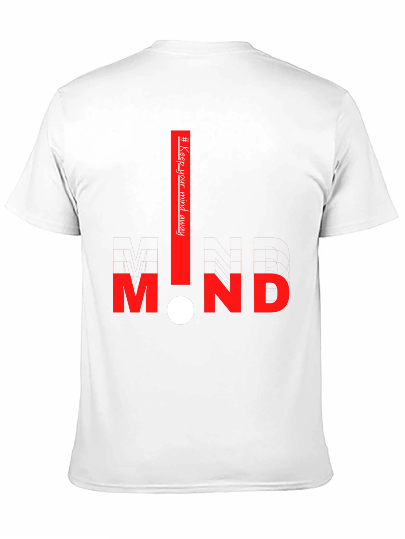 Black Keep Your Mind Away Graphic Tee view 11