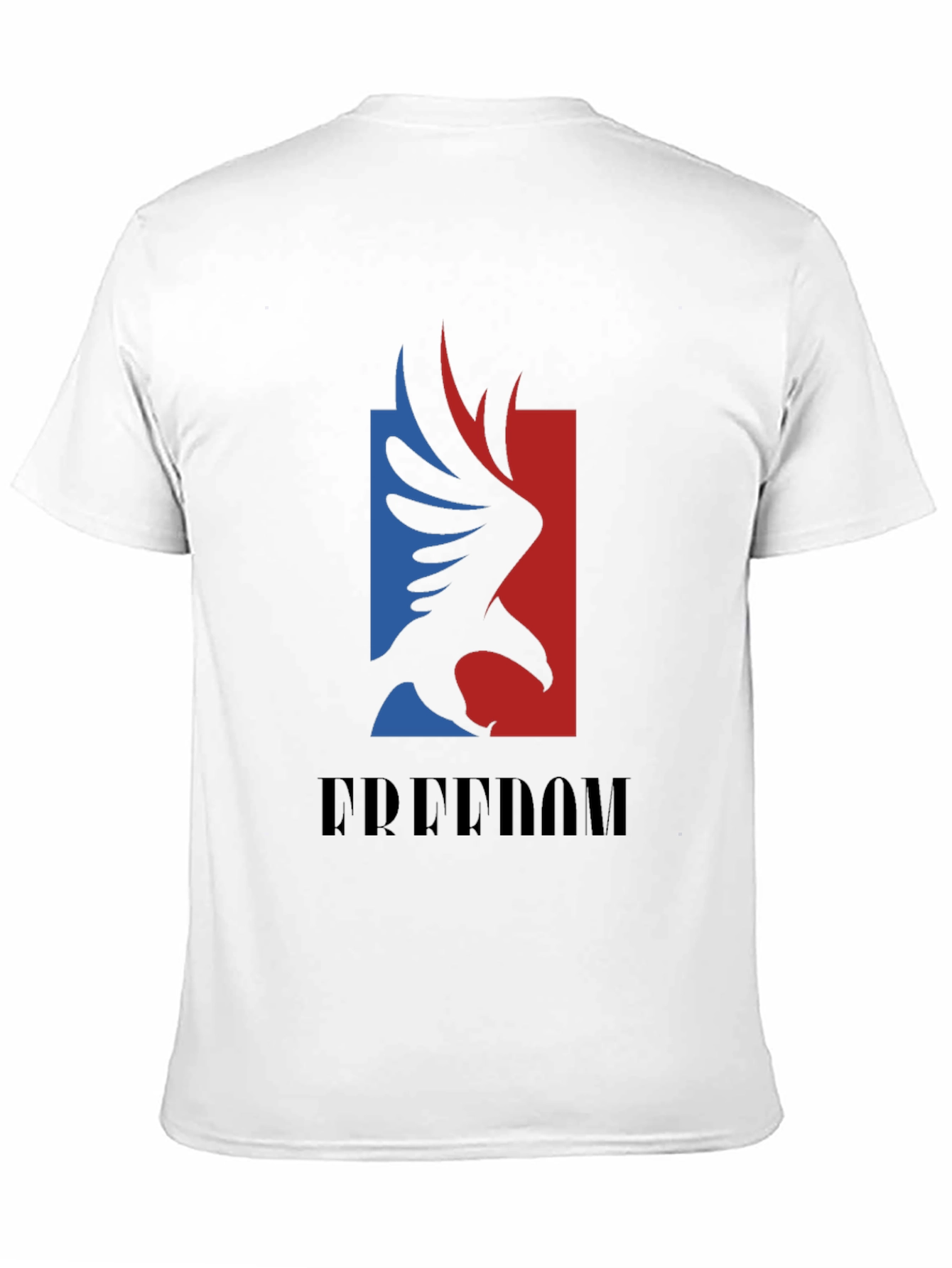 Black Freedom Eagle Graphic Tee - Patriotic Black T-Shirt view 11