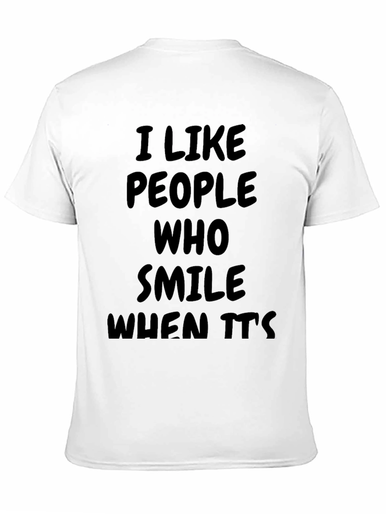 Black Smile When It's Tough Black Graphic Tee view 11