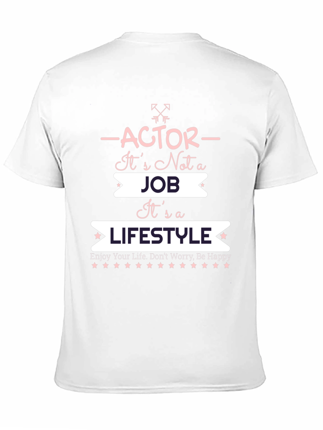 Black Actor Lifestyle Black T-Shirt view 11