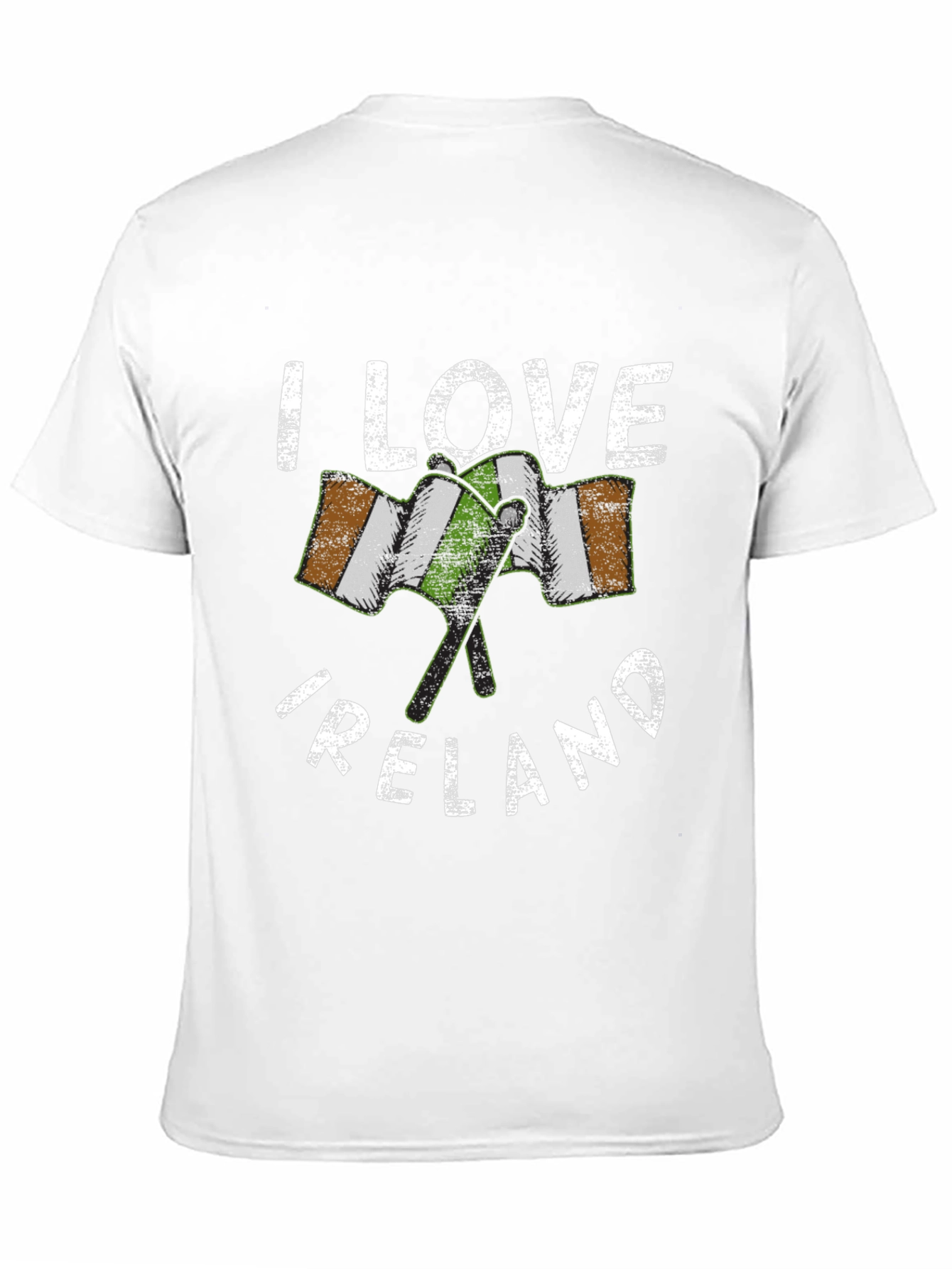 I Love Ireland T-Shirt - Irish Flag Graphic Tee - 11