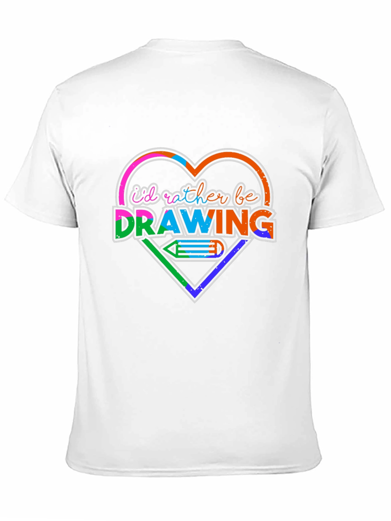 I'd Rather Be Drawing T-Shirt - Artistic Graphic Tee - 11