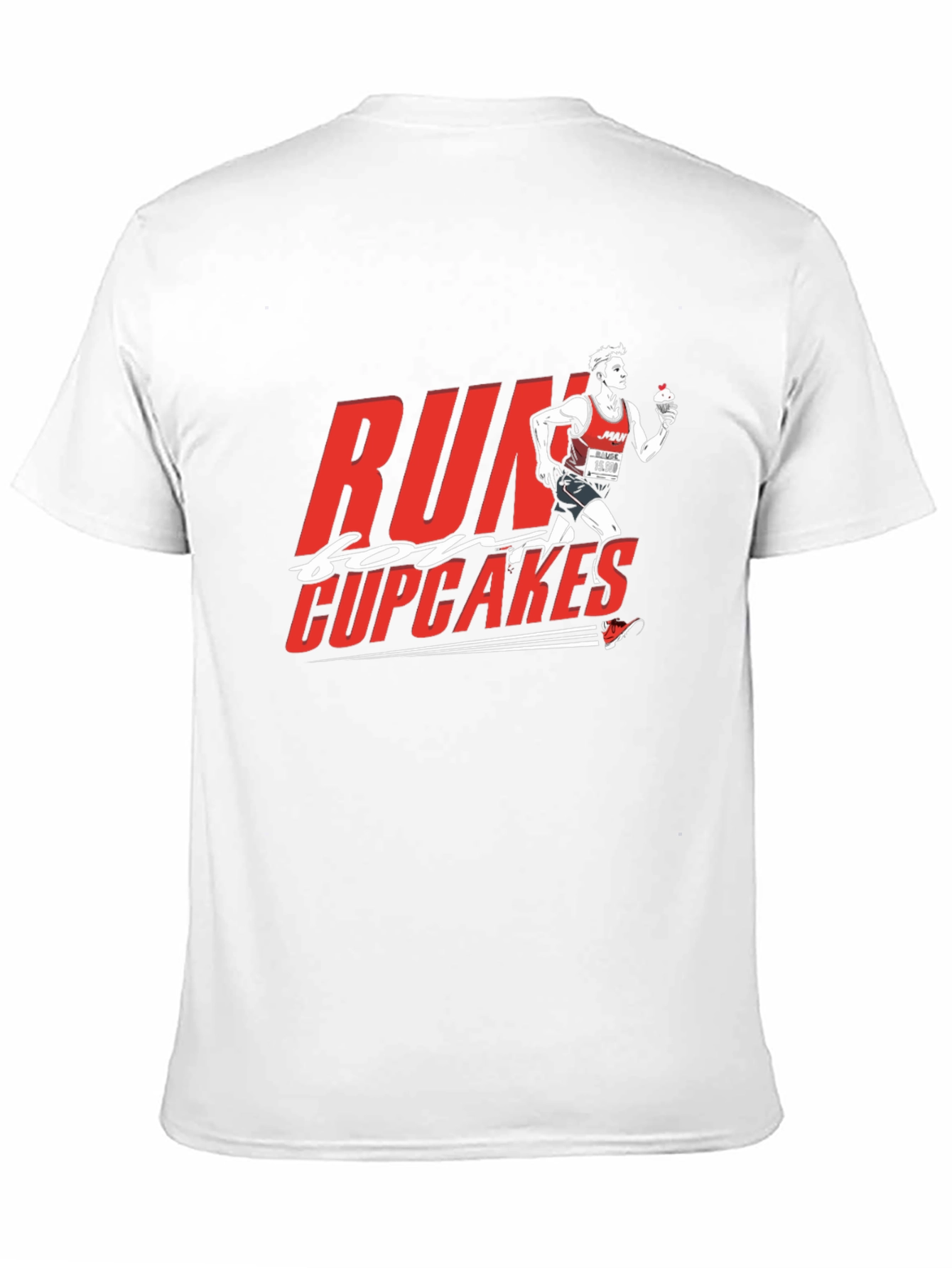 Black Run for Cupcakes Graphic Tee - Black Cotton view 11