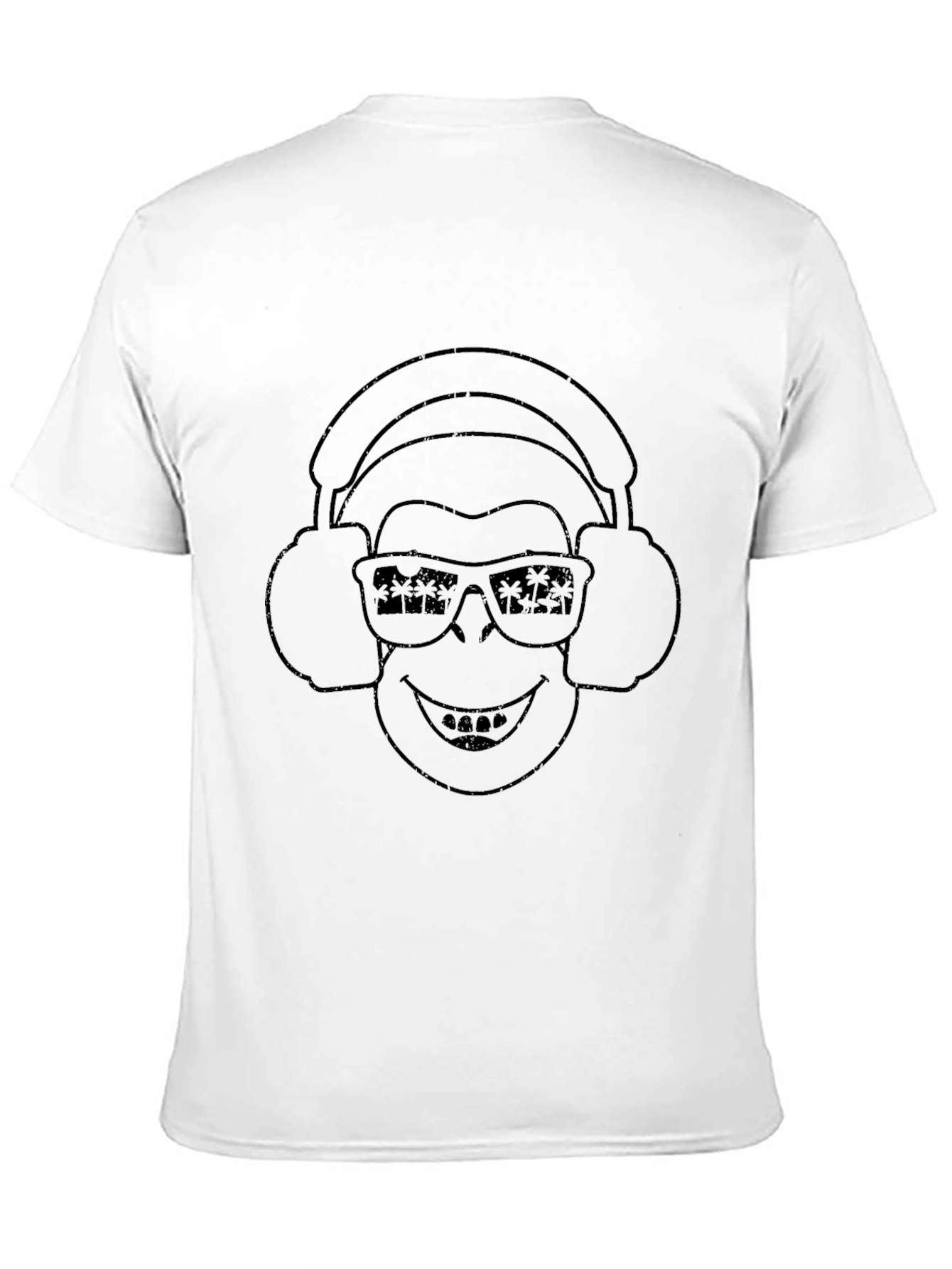 Black Cool Monkey Graphic Tee - Island Vibes view 11