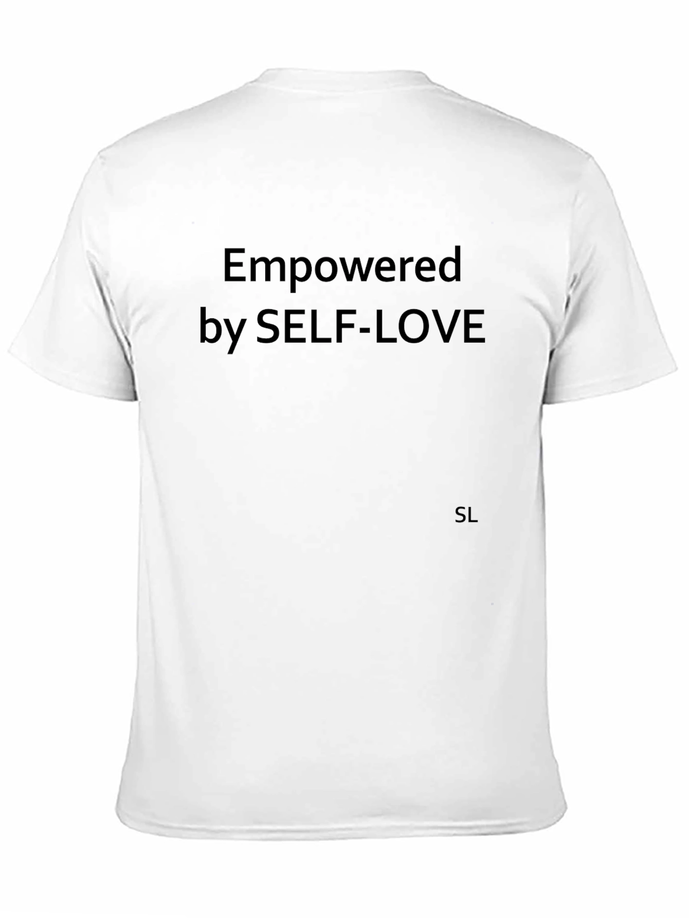 Black Empowered by Self-Love Black T-Shirt view 11