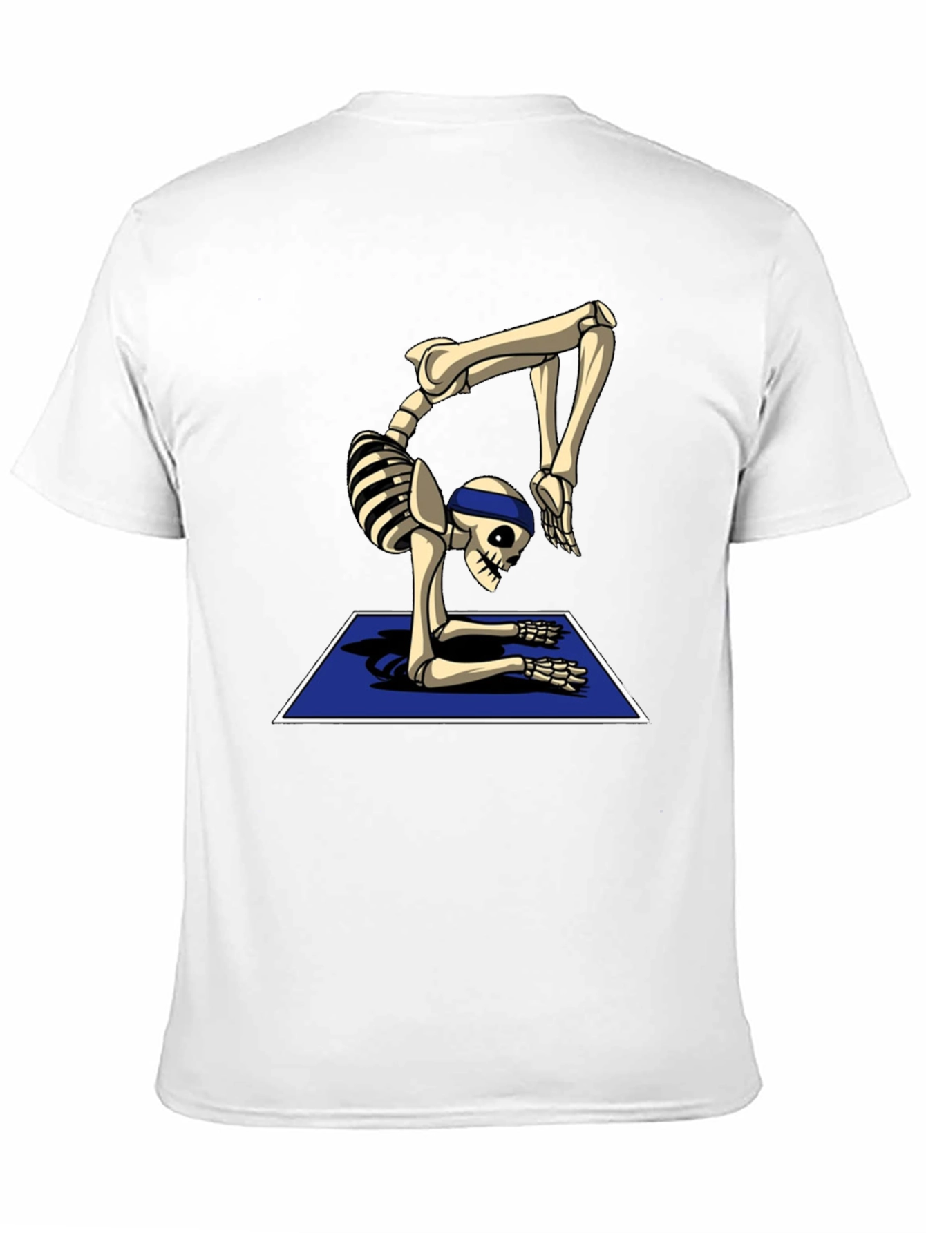 Black Yoga Skeleton T-Shirt - Flexible Bones! view 11