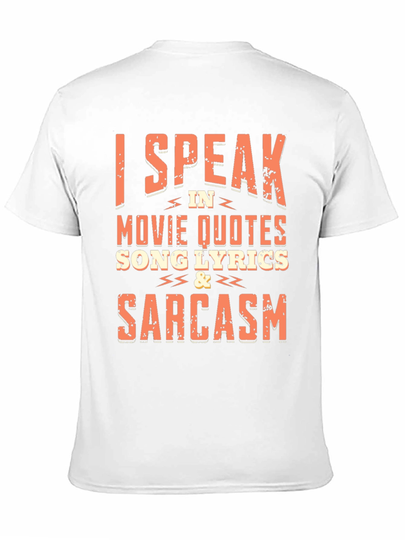 Black I Speak in Movie Quotes T-Shirt view 11