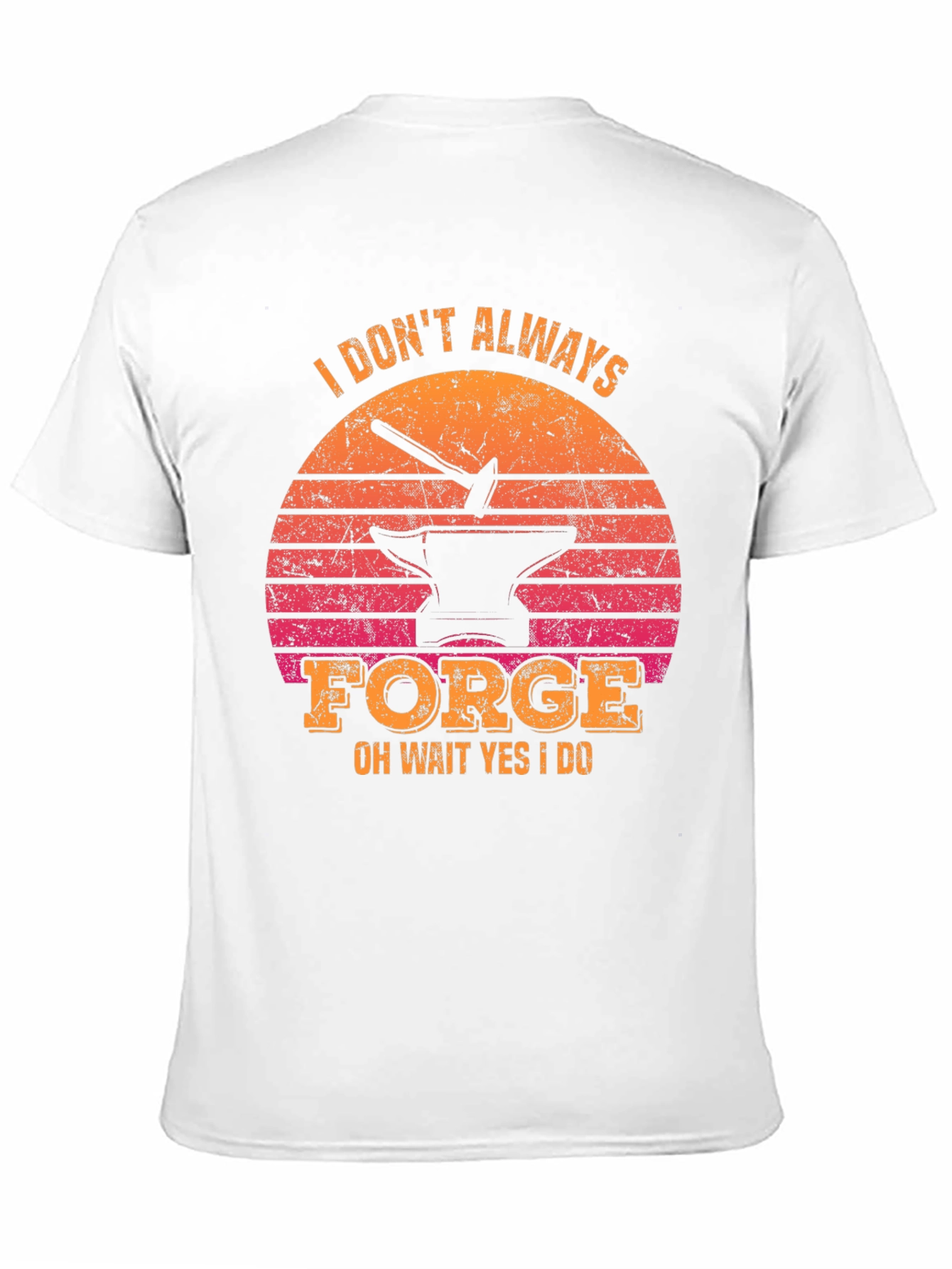 Black Funny Blacksmith T-Shirt - "I Don't Always Forge" view 11