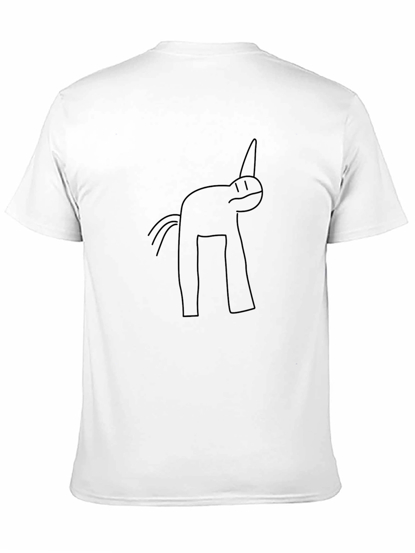 Black Unicorn Graphic Black T-Shirt view 11