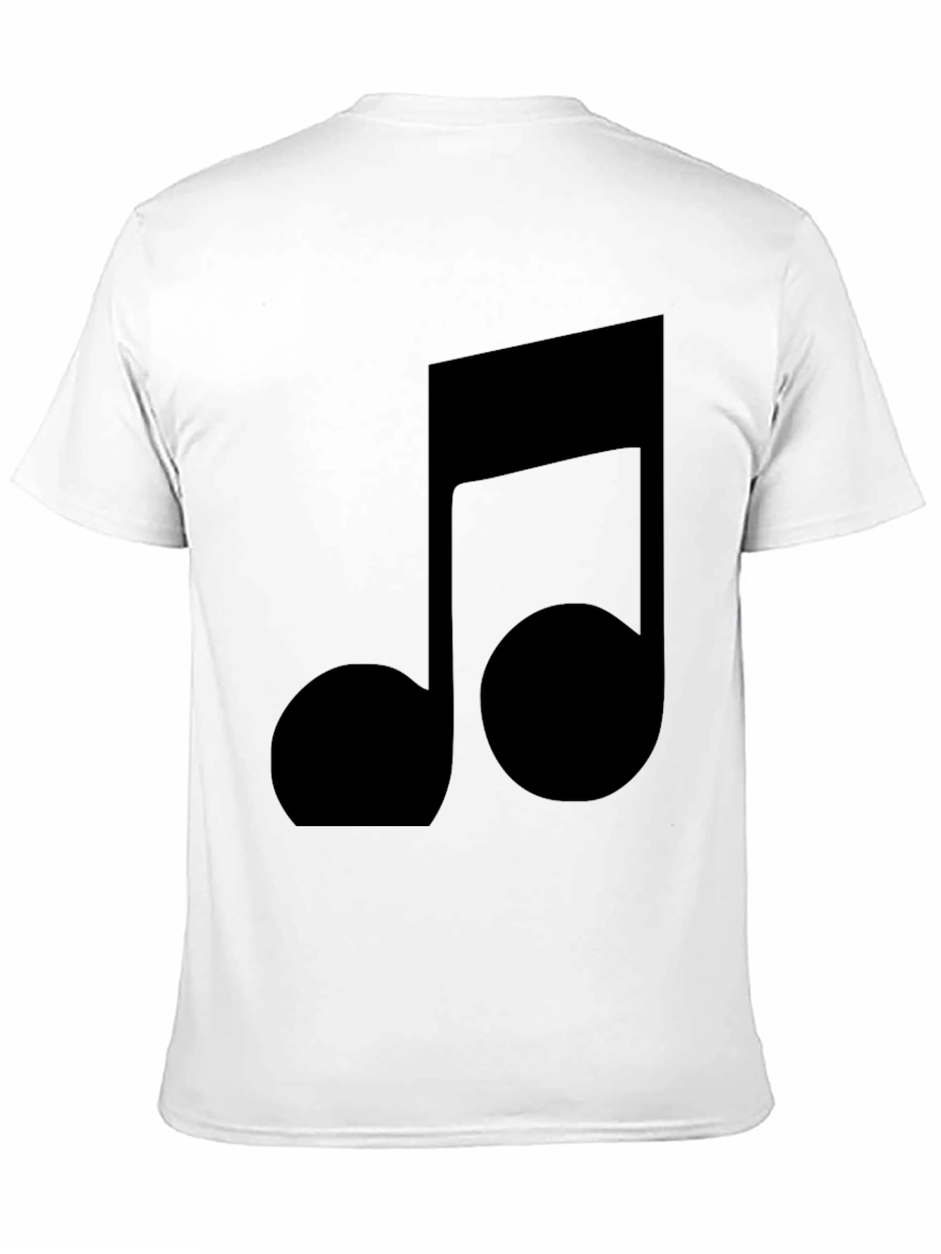Black Musical Note Graphic Black T-Shirt view 11