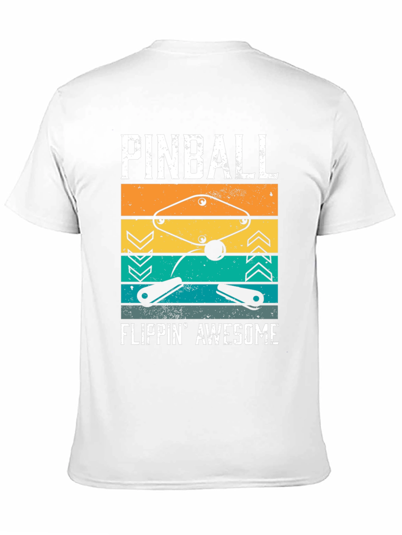 Black Pinball Flippin' Awesome Graphic Tee view 11