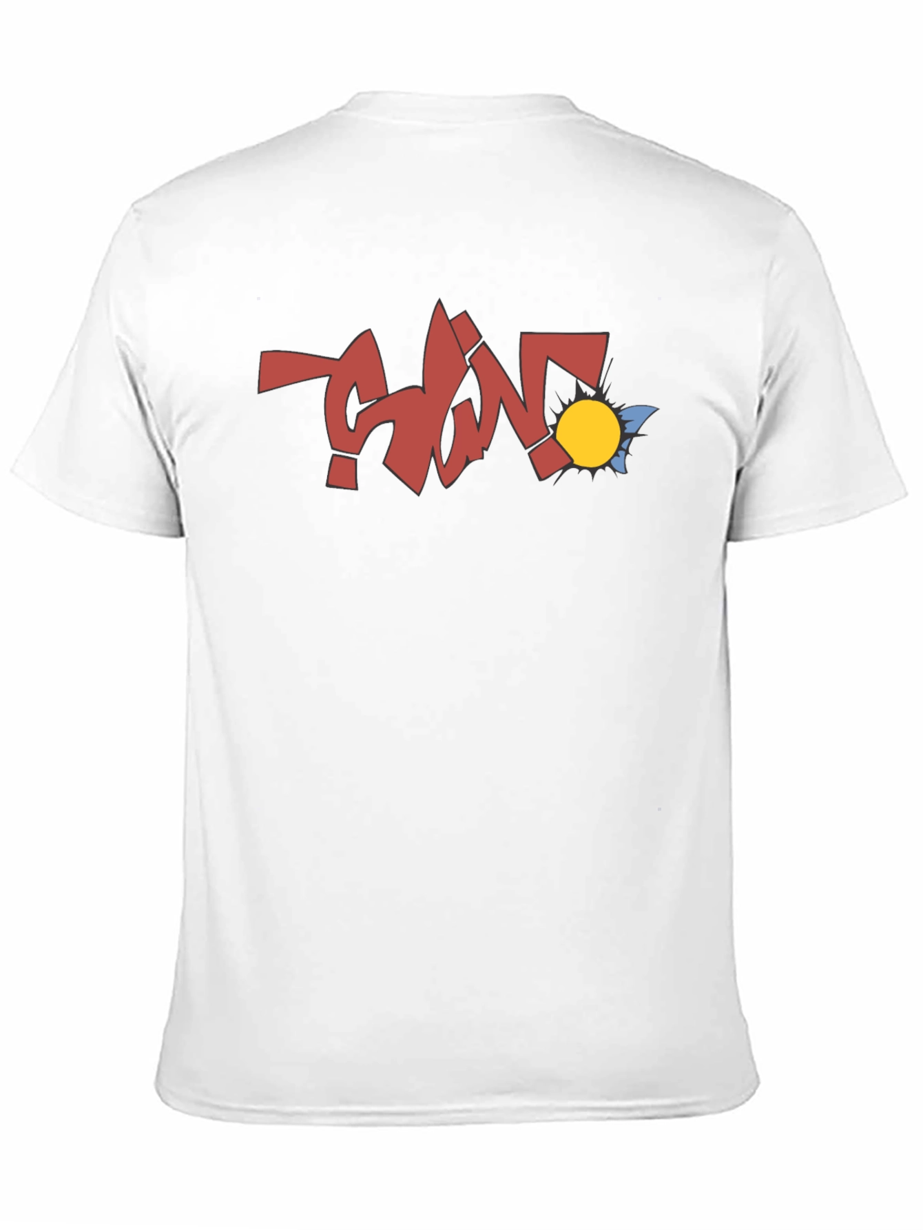 Black Abstract Graphic Print Black T-Shirt view 11