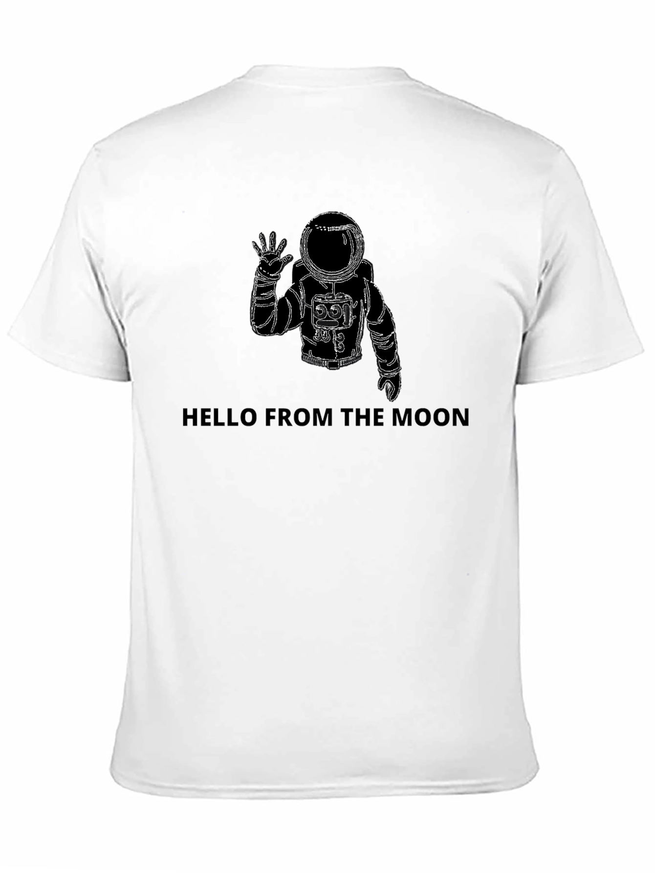 Black Hello From The Moon Graphic Tee view 11