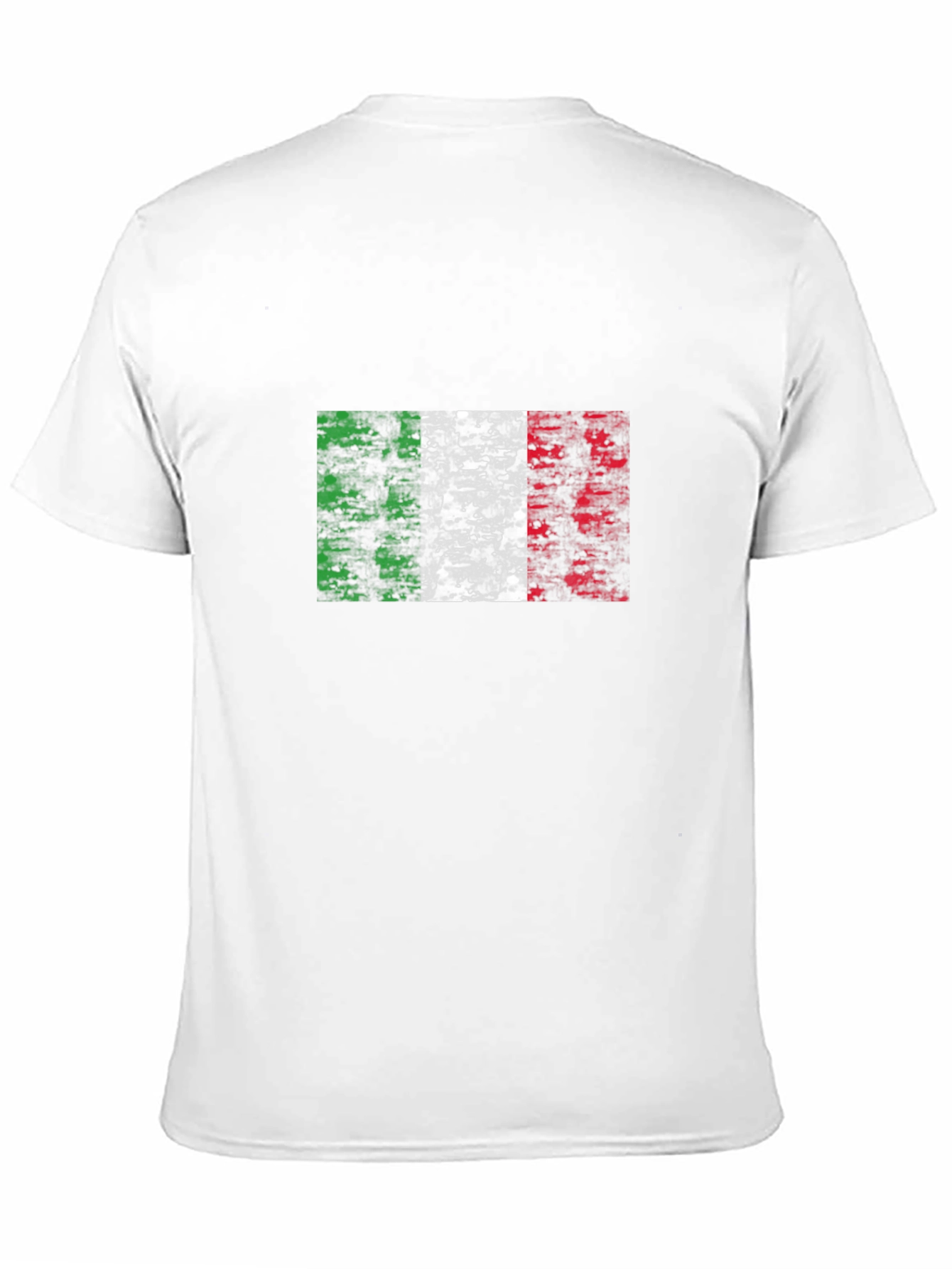 Black Italian Flag Graphic Tee - Black T-Shirt view 11
