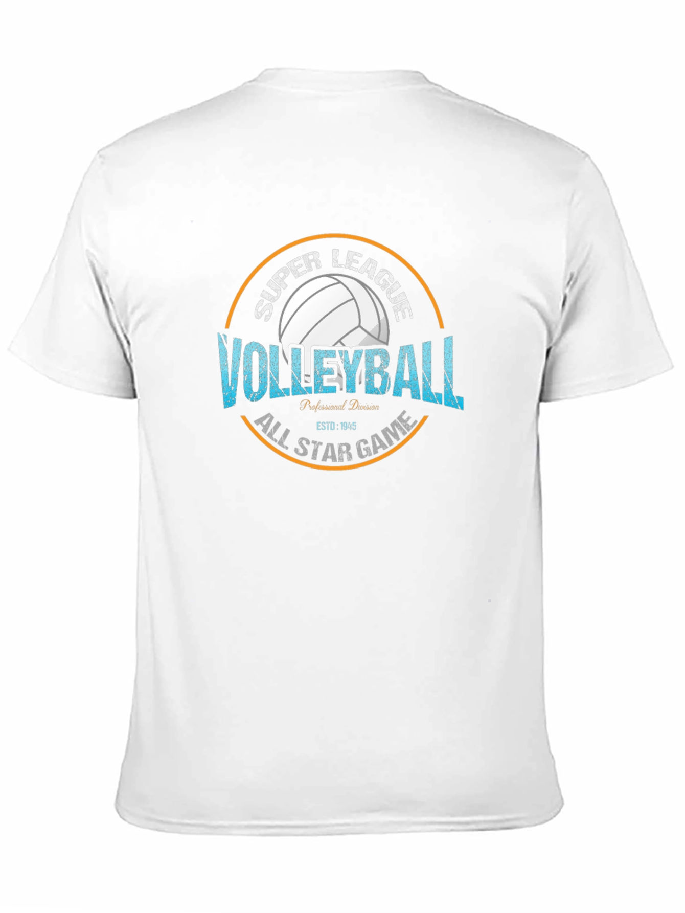 Black Volleyball Super League All Star Game T-Shirt view 11