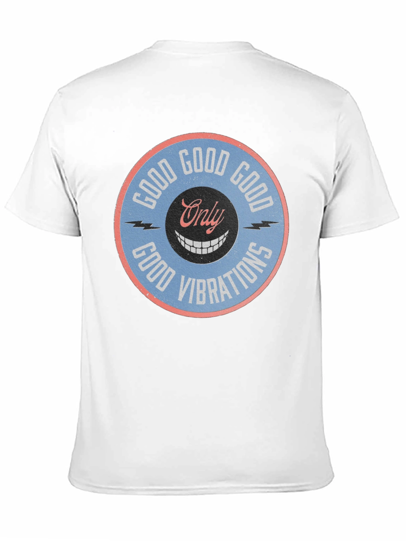 Black Good Vibrations Graphic Tee - Retro Style view 11