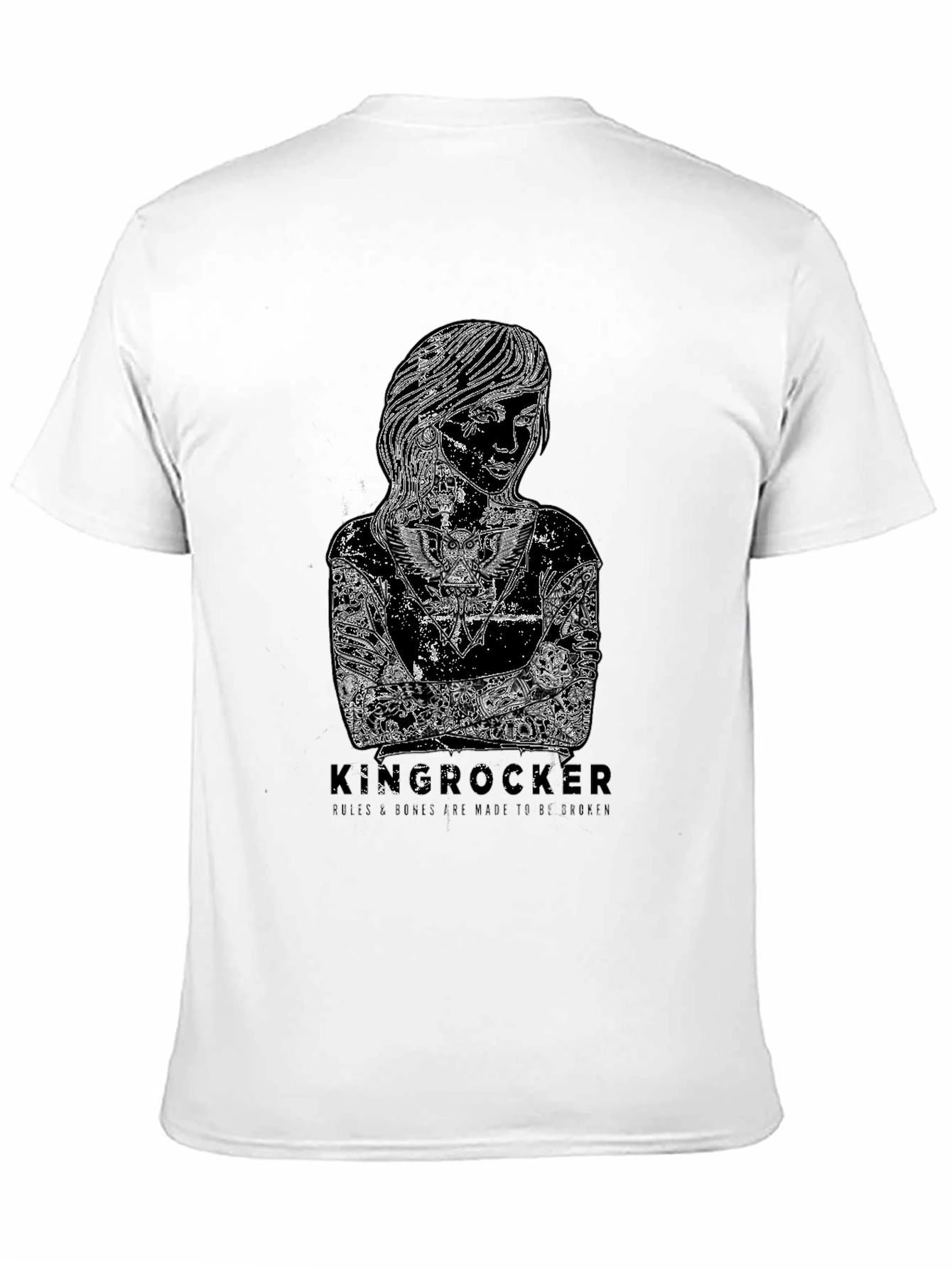 Black Kinserocker Graphic Print Black T-Shirt view 11
