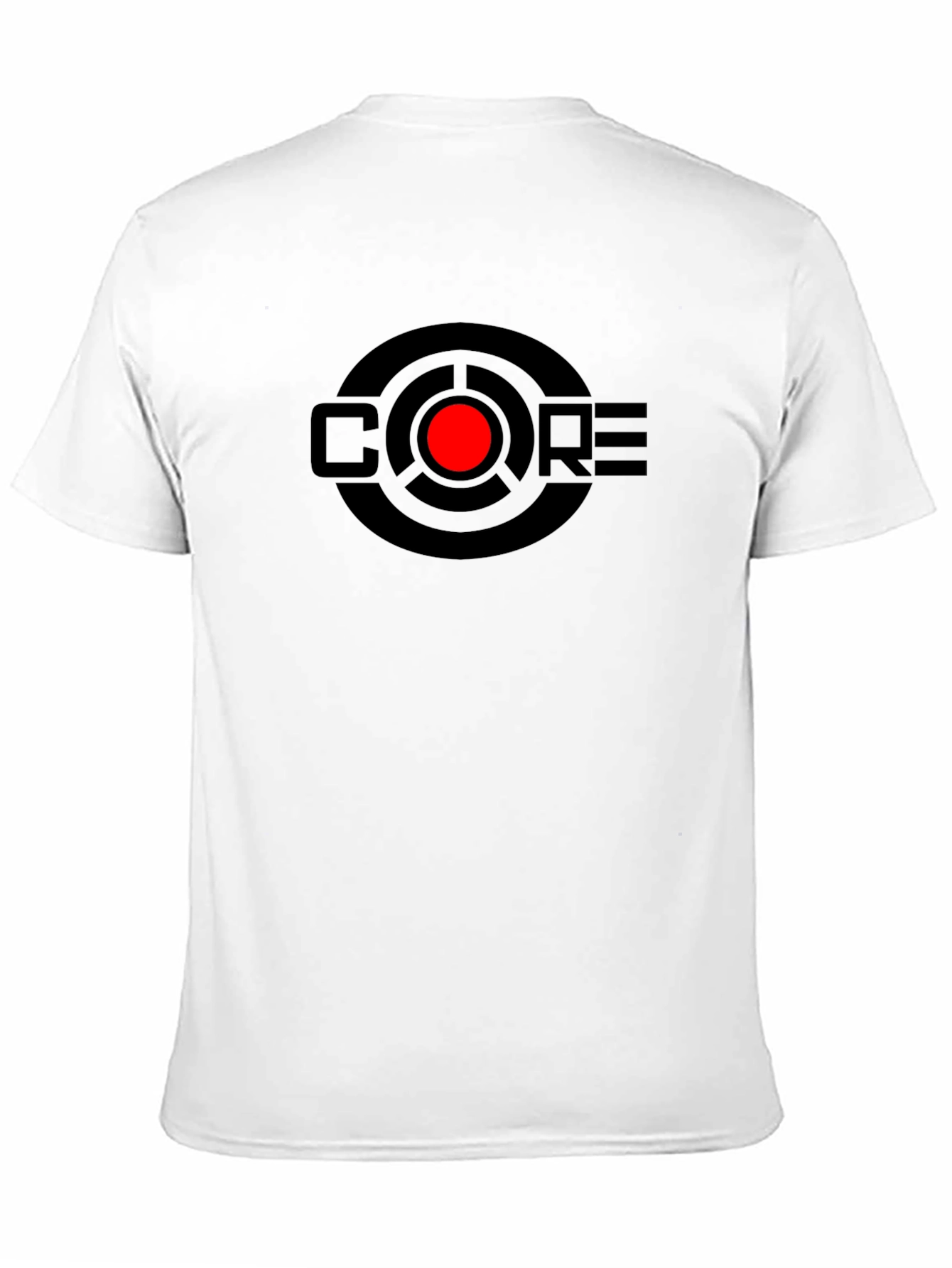 Black CORE Graphic Tee - Black Crew Neck T-Shirt view 11