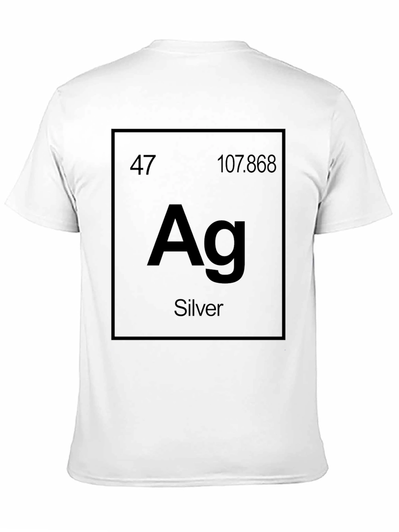 Silver Element Periodic Table T-Shirt - 11
