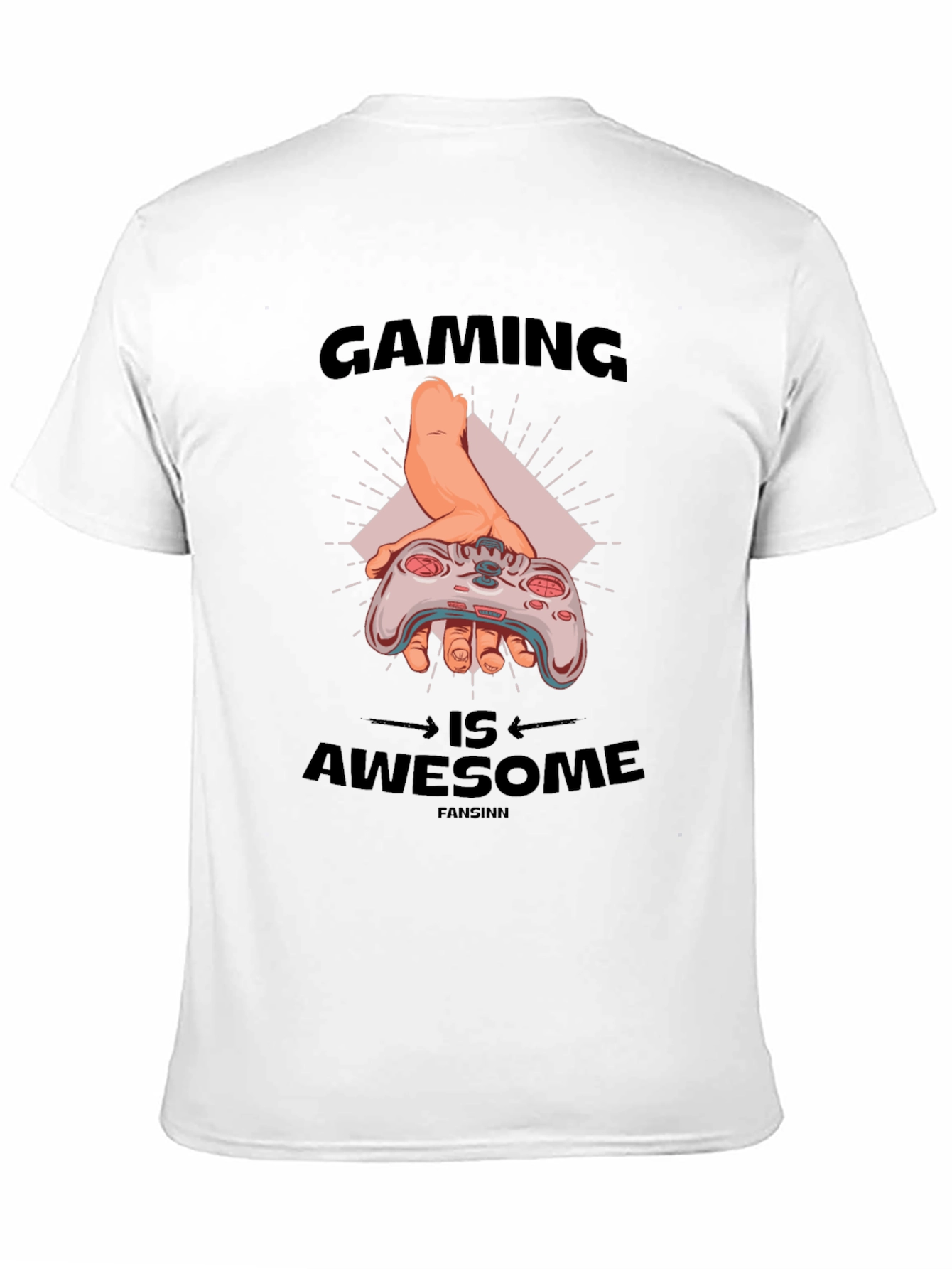Black Gaming Is Awesome Black T-Shirt view 11