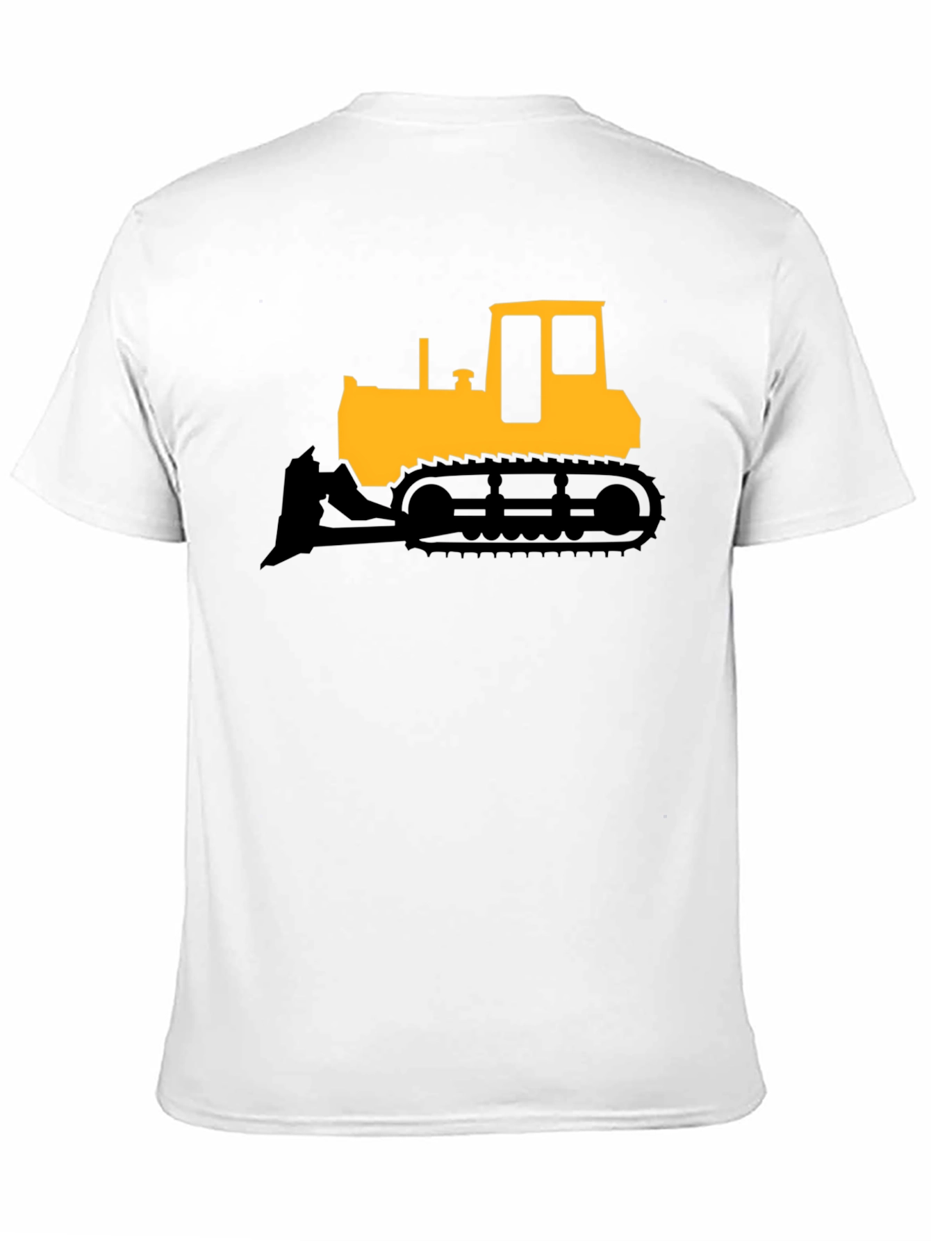 Black Bulldozer Graphic T-Shirt - Heavy Equipment Tee view 11