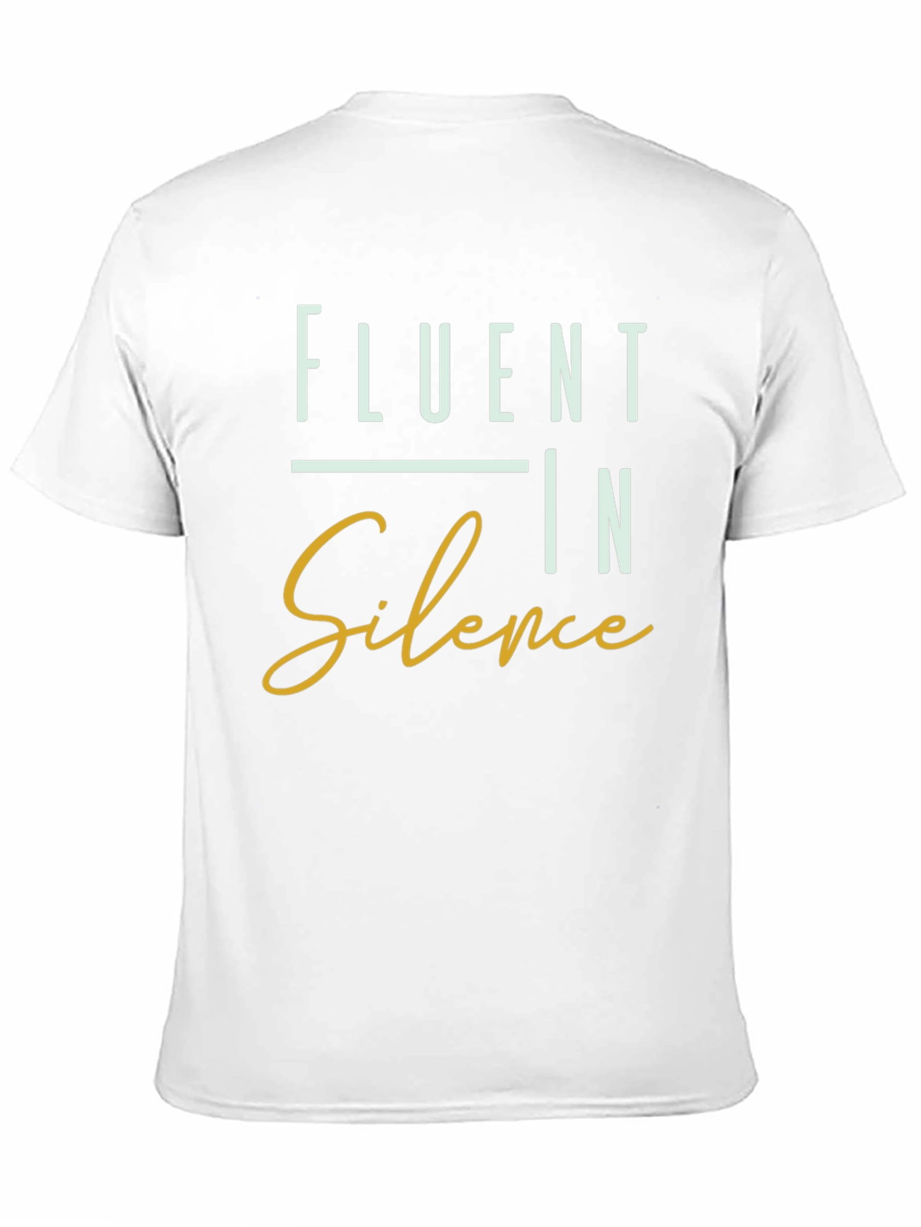 Black Fluent In Silence Graphic T-Shirt - Black view 11