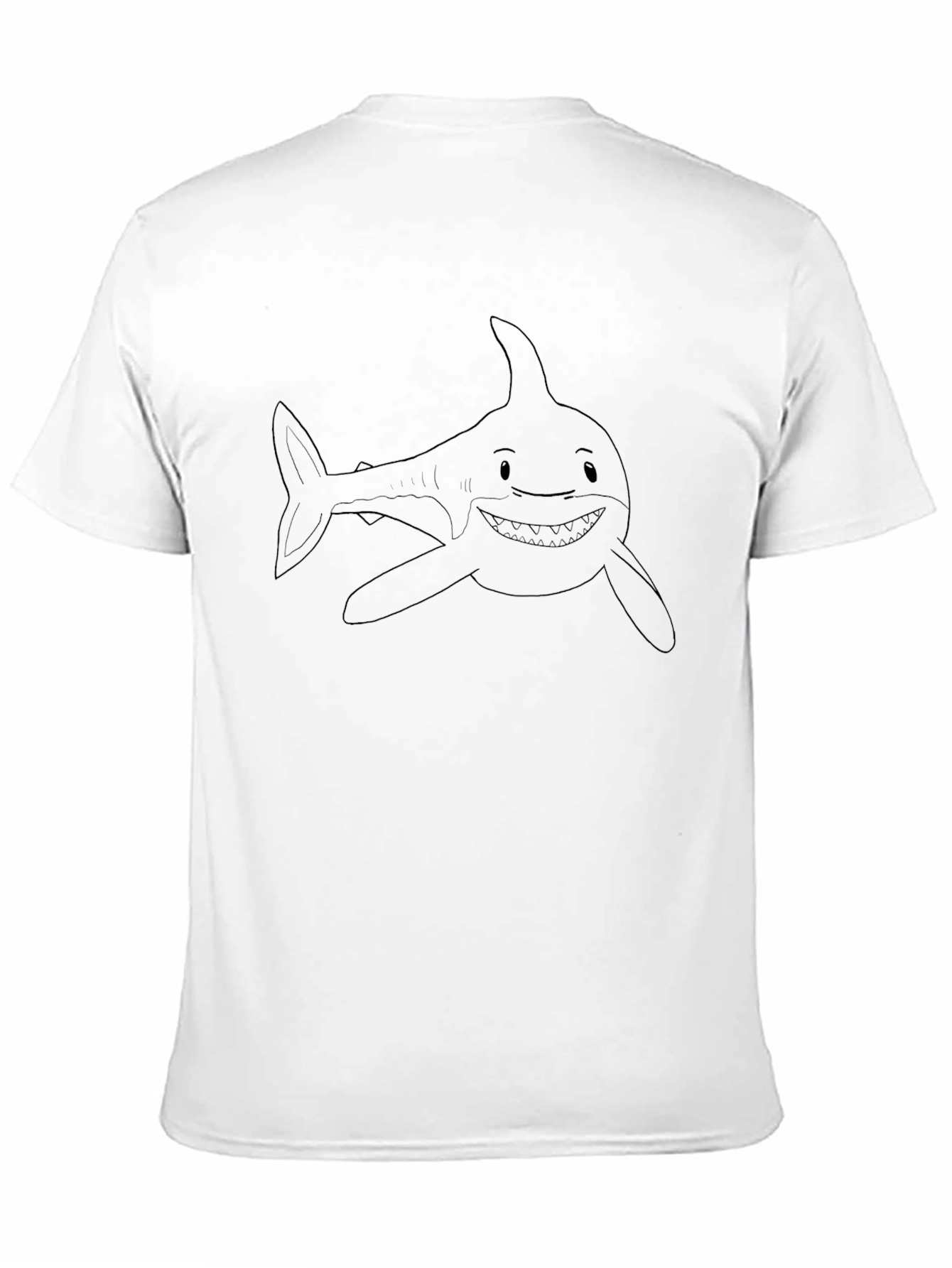 Black Black Shark Graphic Tee - Mens view 11