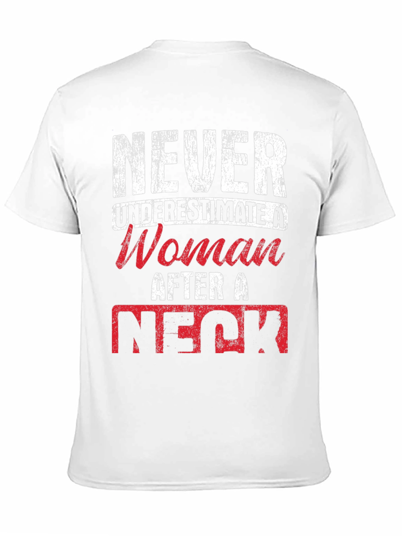Black Never Underestimate a Woman T-Shirt view 11
