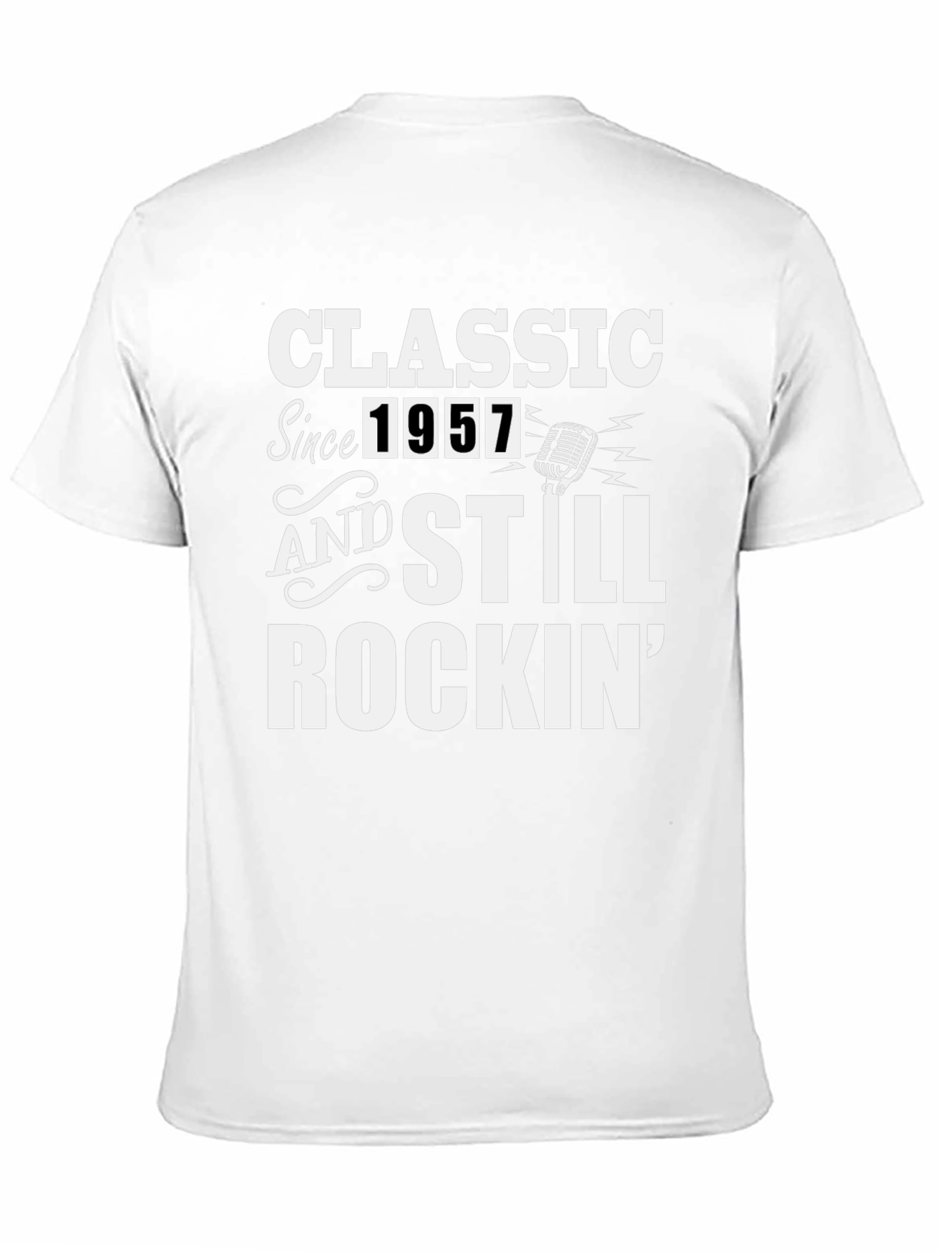 Black Classic Since 1957 Rockin' Graphic T-Shirt view 11