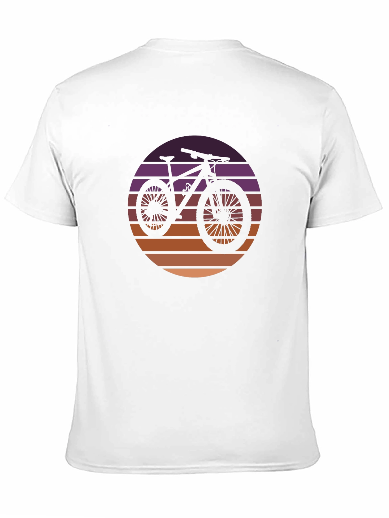 Black Sunset Bike Graphic Tee - Stylish Casual Wear view 11
