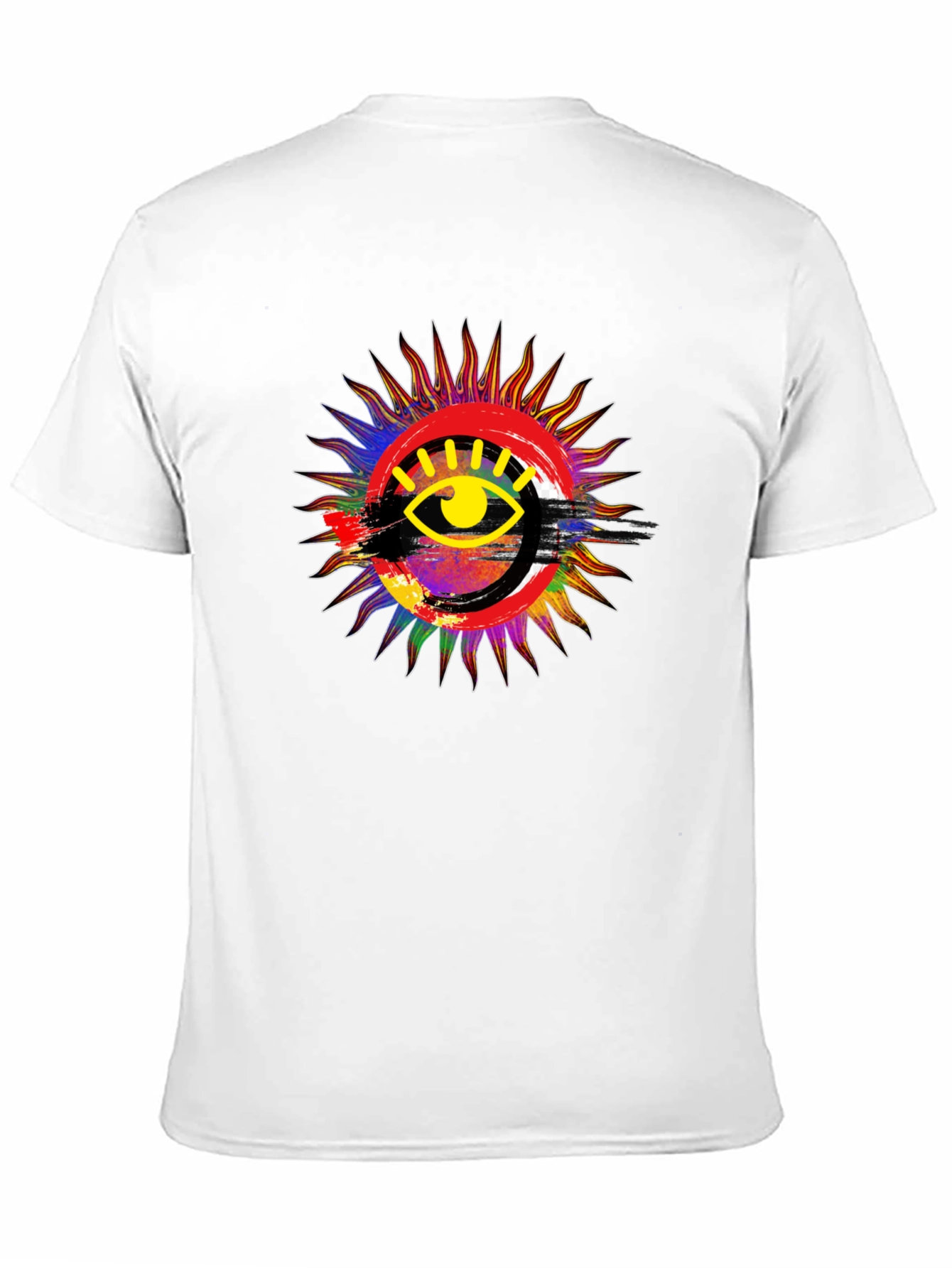Black Eye of Providence Sunburst Graphic T-Shirt view 11