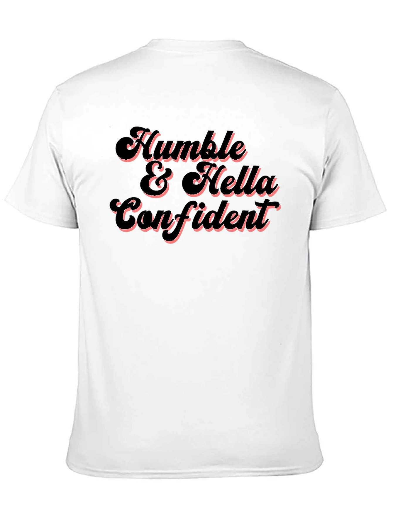 Black Humble & Hella Confident Graphic Tee view 11