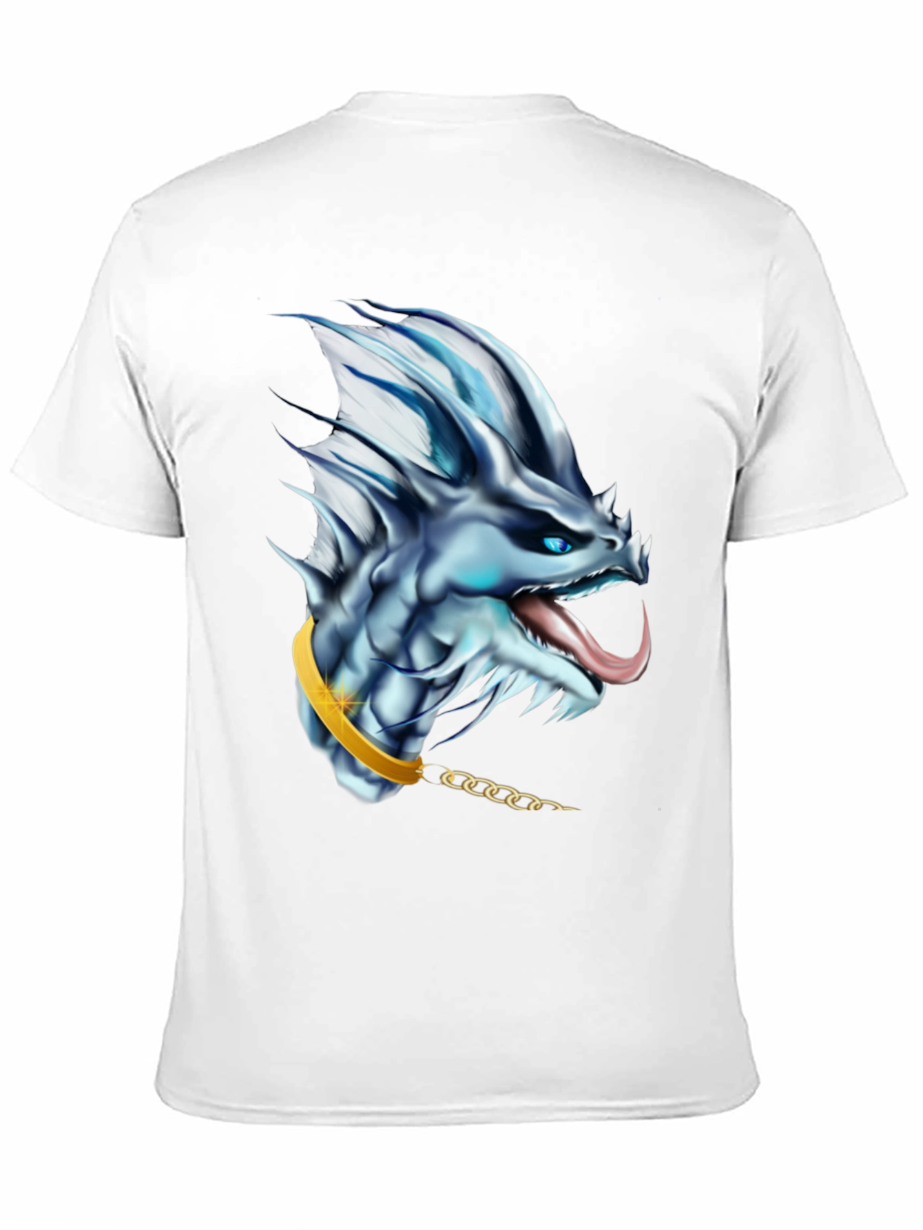 Black Dragon Head Graphic Tee - Fantasy T-Shirt view 11