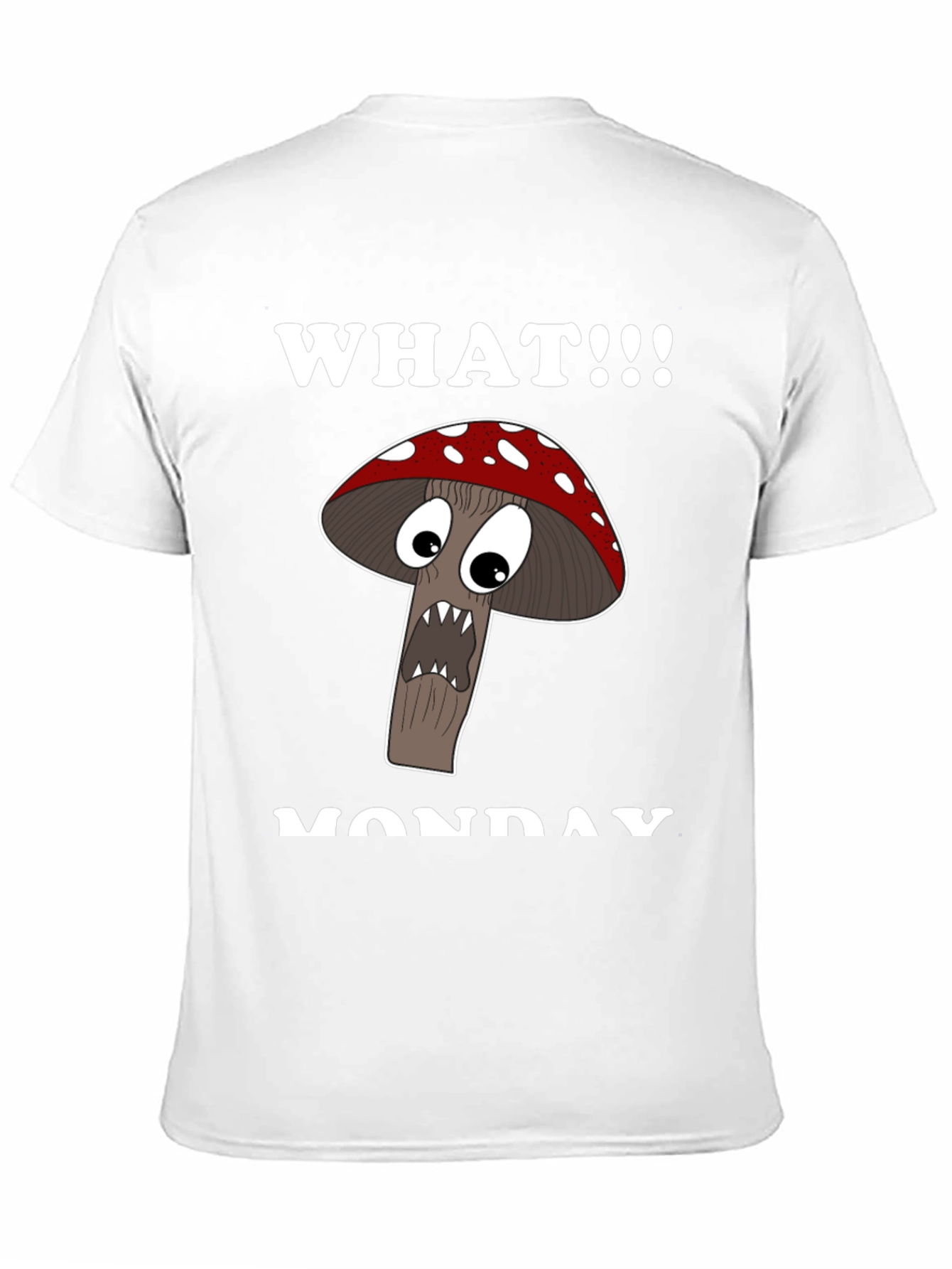 Black Funny Mushroom Monday T-Shirt view 11