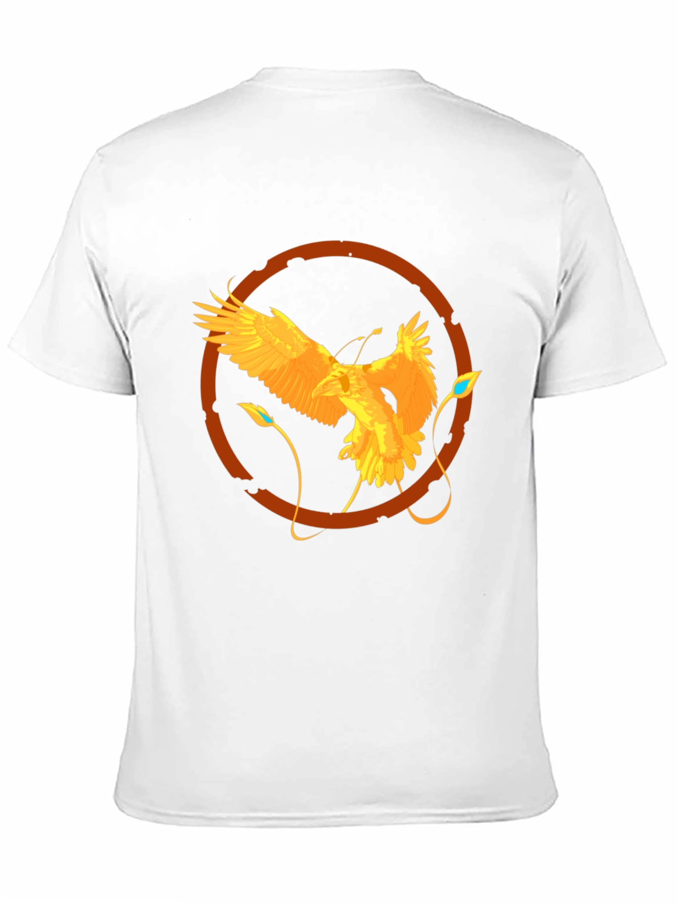 Black Raven Circle Graphic Tee - Stylish Men's Black T-Shirt view 11