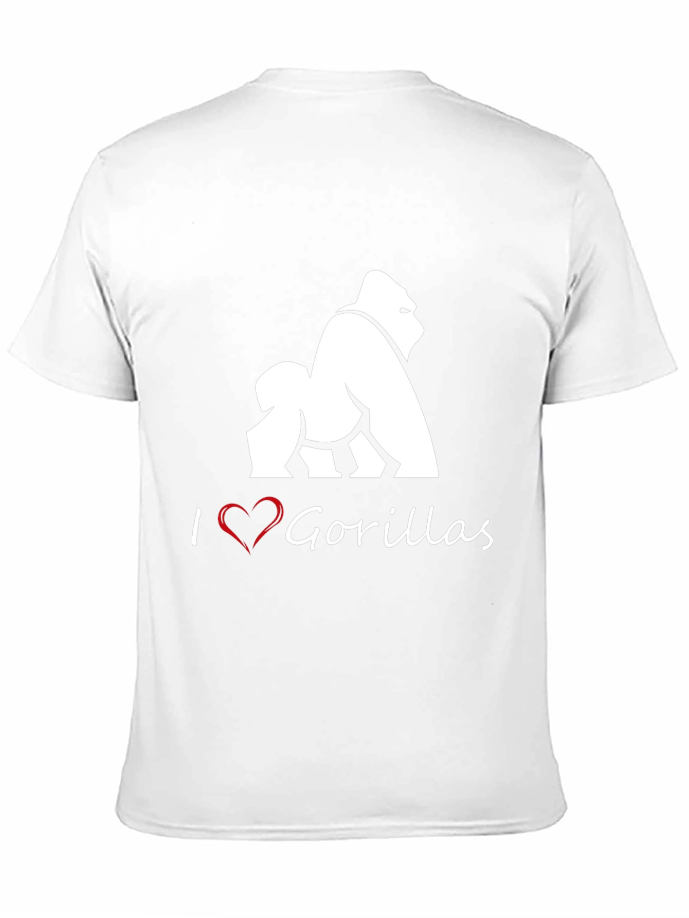 Black I Heart Gorillas Black T-Shirt view 11