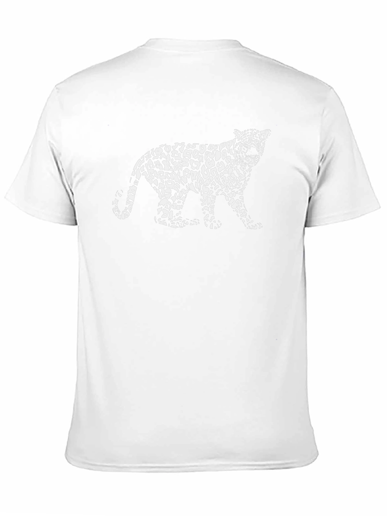 Black Leopard Print T-Shirt - Stylish Black Tee view 11