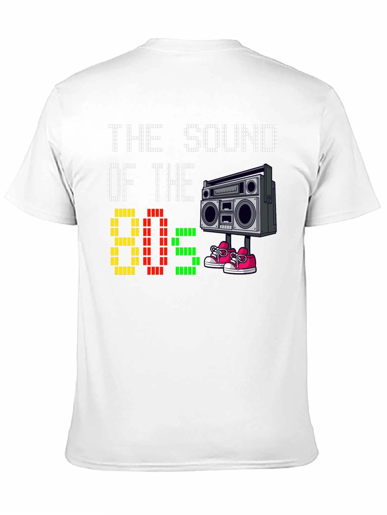 Black Retro 80s Sound T-Shirt view 11