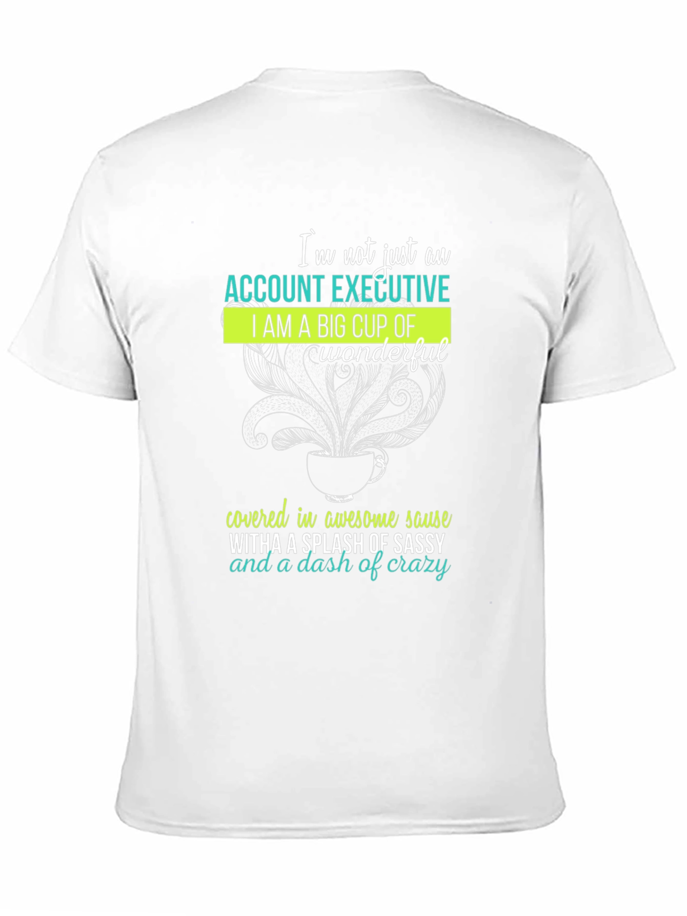Black Account Executive Sassy T-Shirt view 11