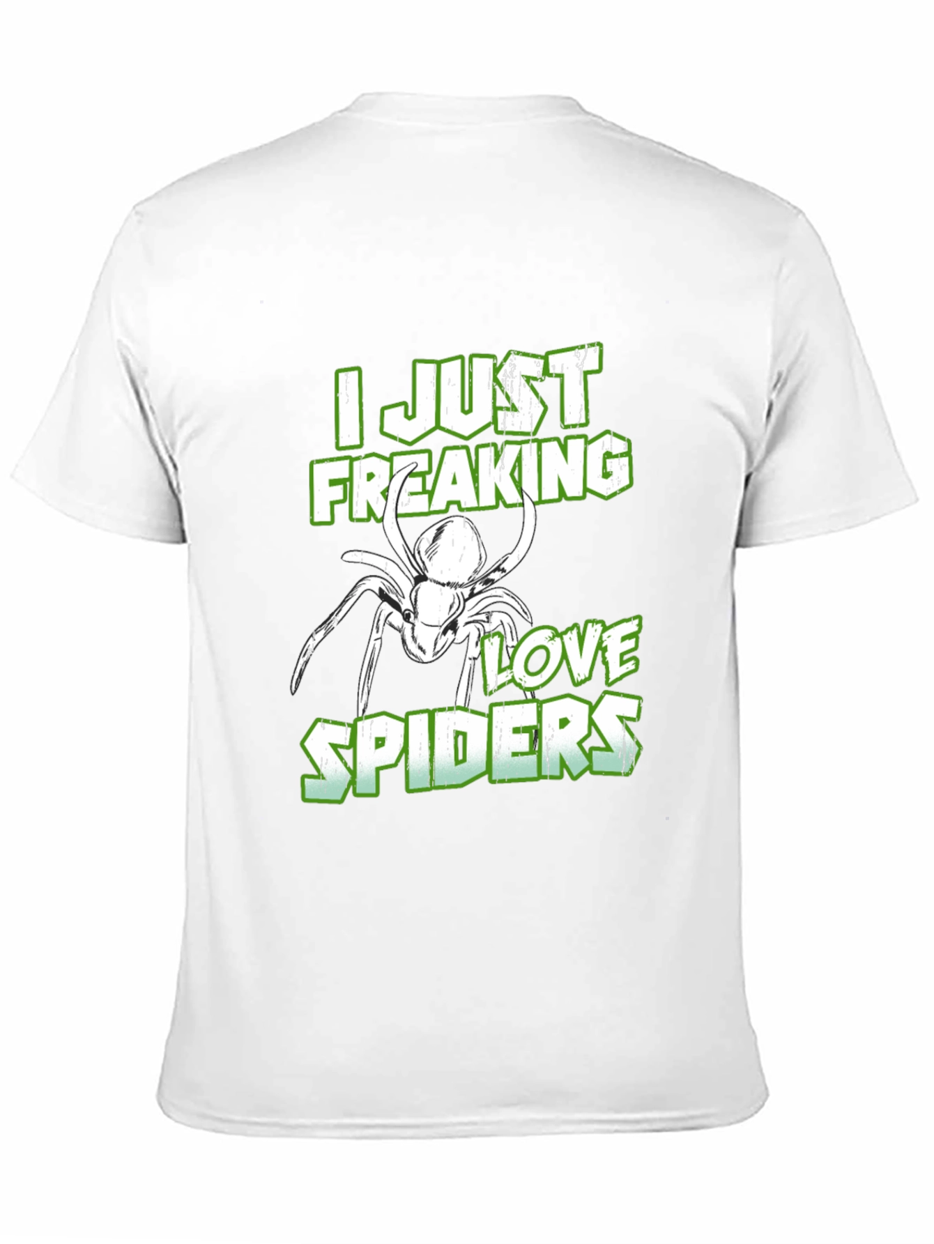 Black I Just Freaking Love Spiders T-Shirt view 11