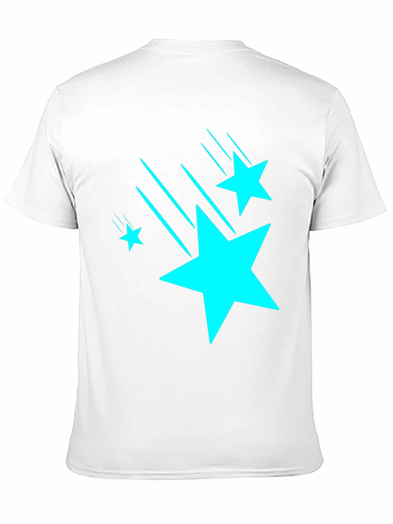 Black Starry Sky Black Tee - Unisex Casual Cotton Blend view 11