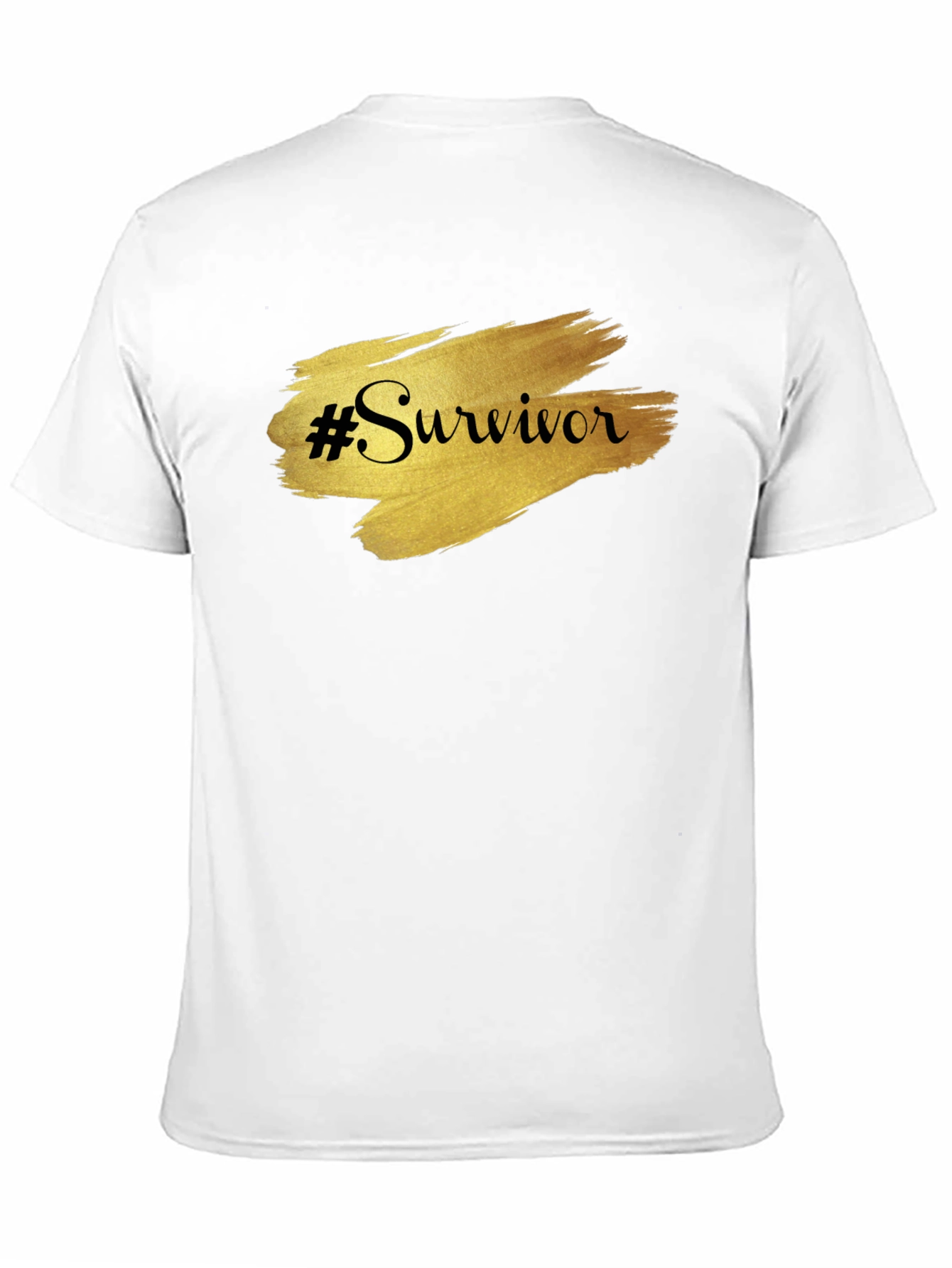 Black Survivor Graphic Tee - Black Unisex T-Shirt view 11