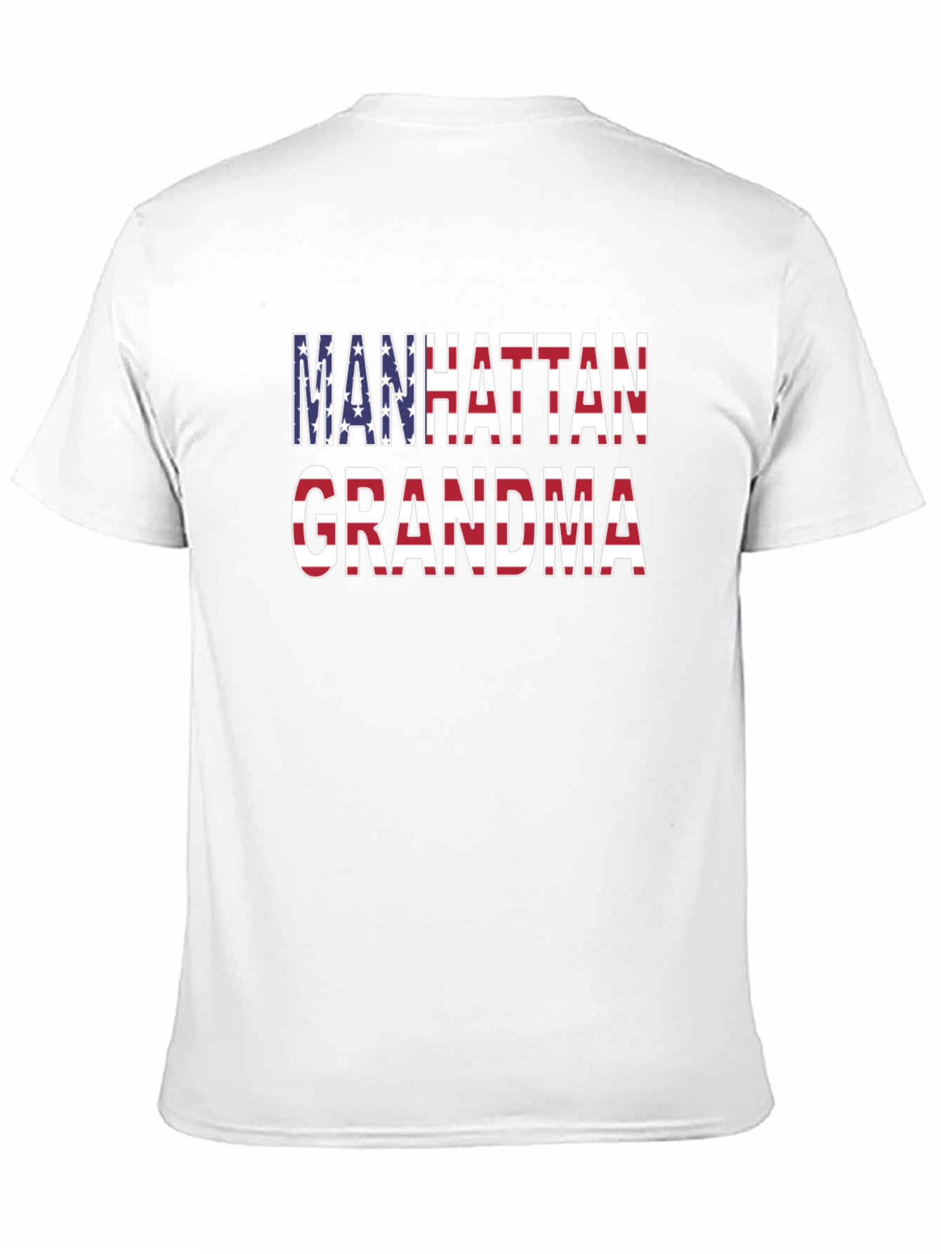 Black Manhattan Grandma Patriotic T-Shirt view 11
