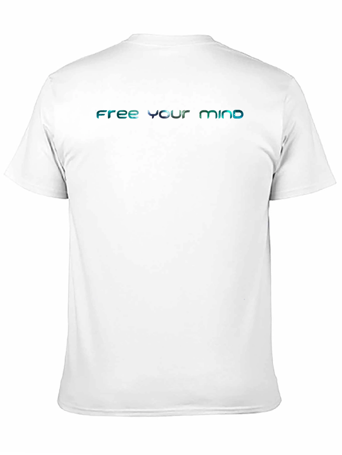 Black Free Your Mind Graphic Tee - Black Casual T-Shirt view 11