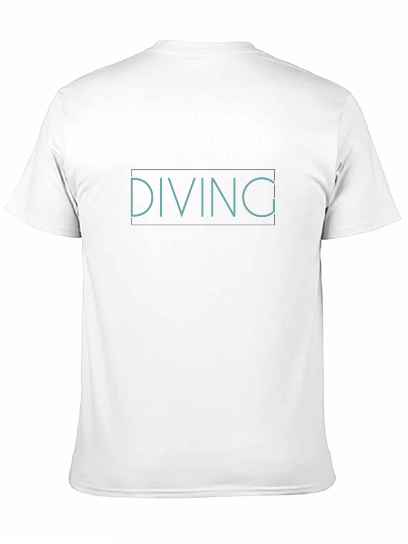Black Diving Graphic Tee - Black Casual T-Shirt view 11
