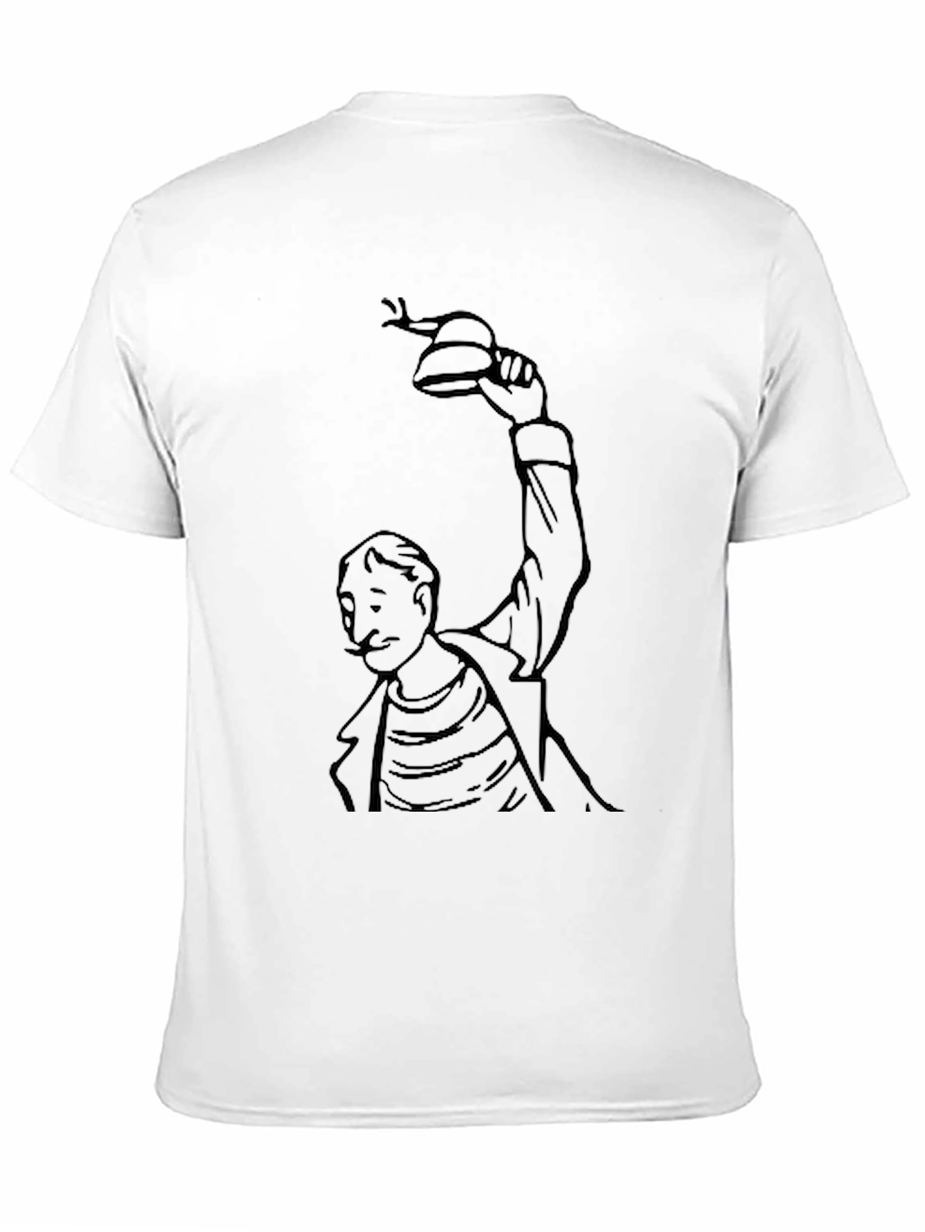 Black Cartoon Character Graphic T-Shirt view 11