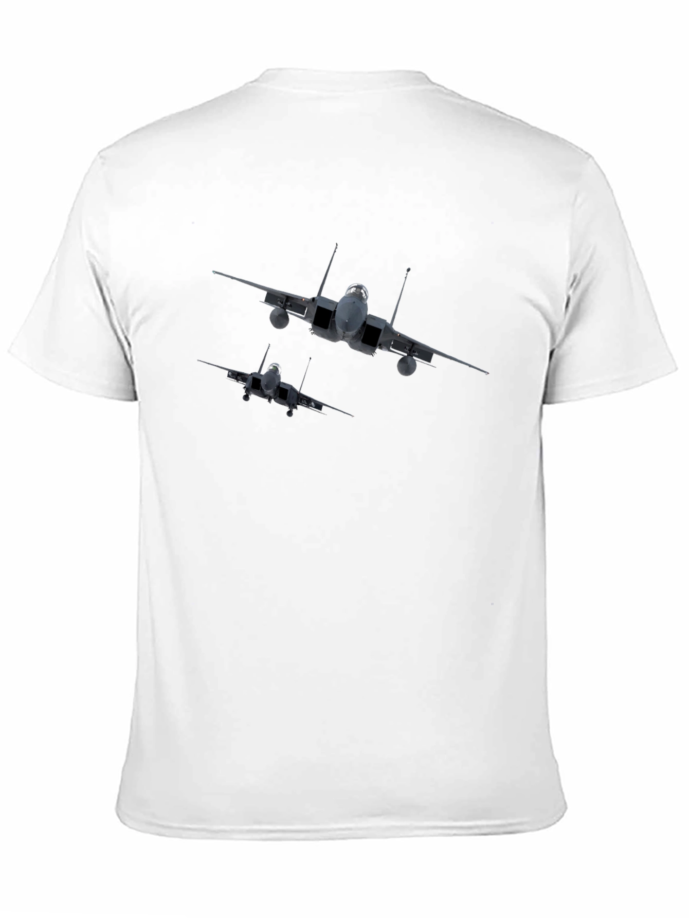 Black Fighter Jet Graphic Tee - Black view 11